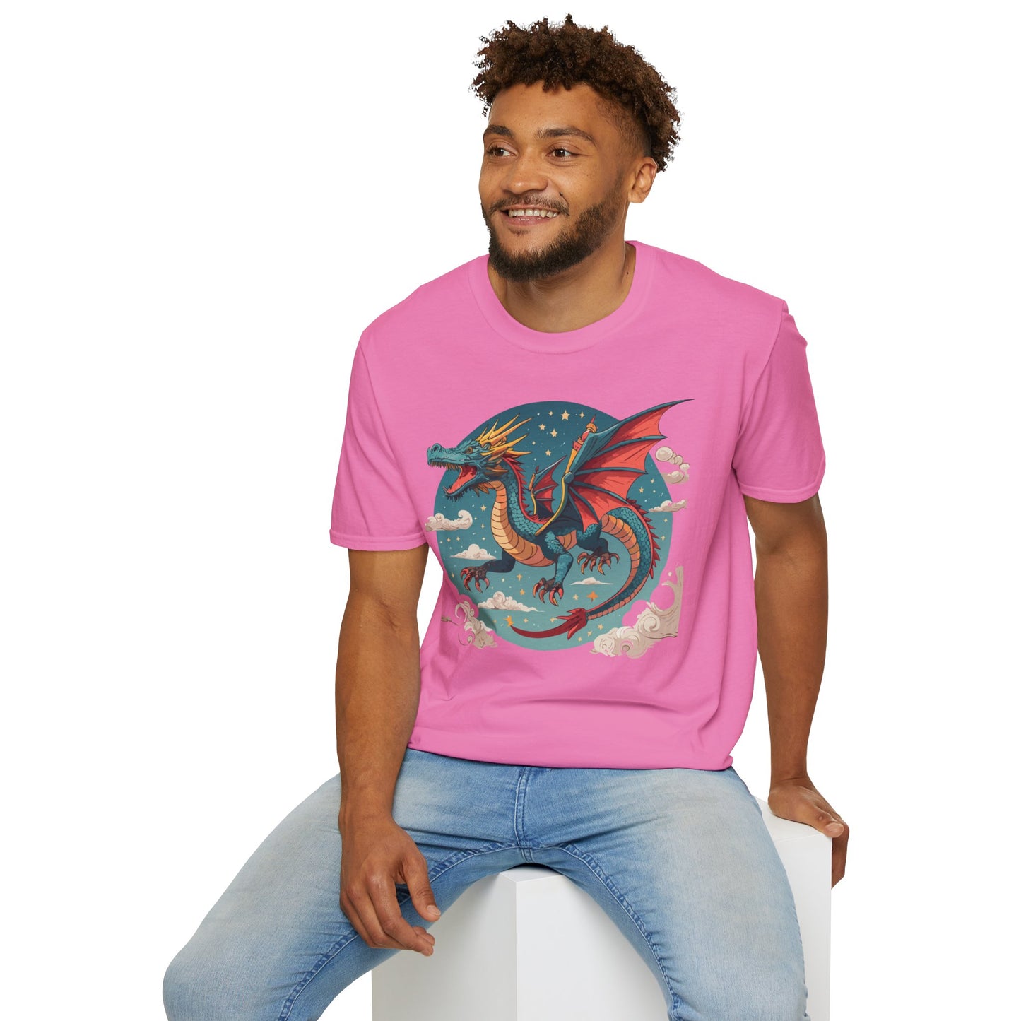Dragon T Shirt, Dragon Shirt, Shirt with Animals, Animal Shirt