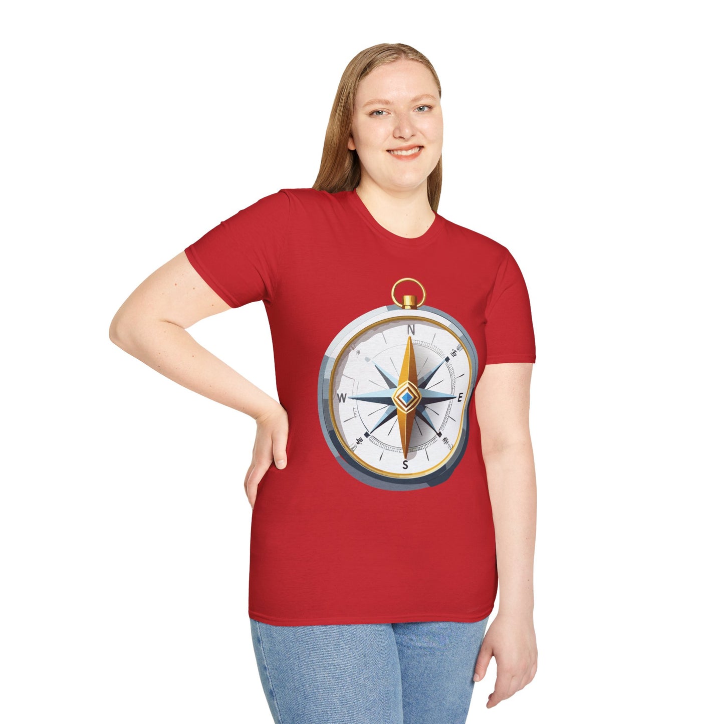 Compass T Shirt, Compass Shirt, Shirt with Compass, Navigator Shirt