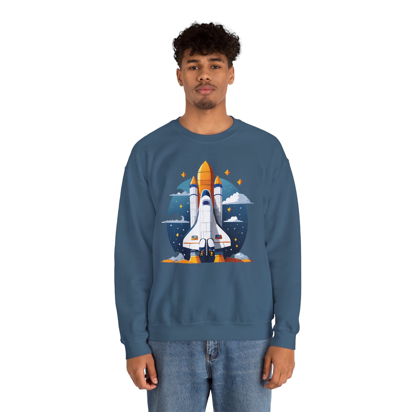 Space Shuttle Sweatshirt, Cosmic Sweatshirt, Astronaut Sweatshirt, Space Cosmic Sweatshirt