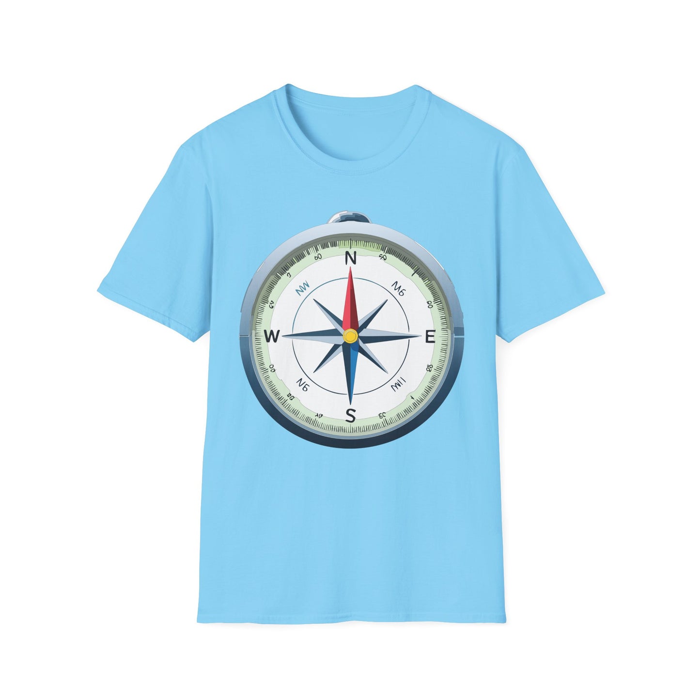 Compass T Shirt, Compass Shirt, Shirt with Compass, Navigator Shirt