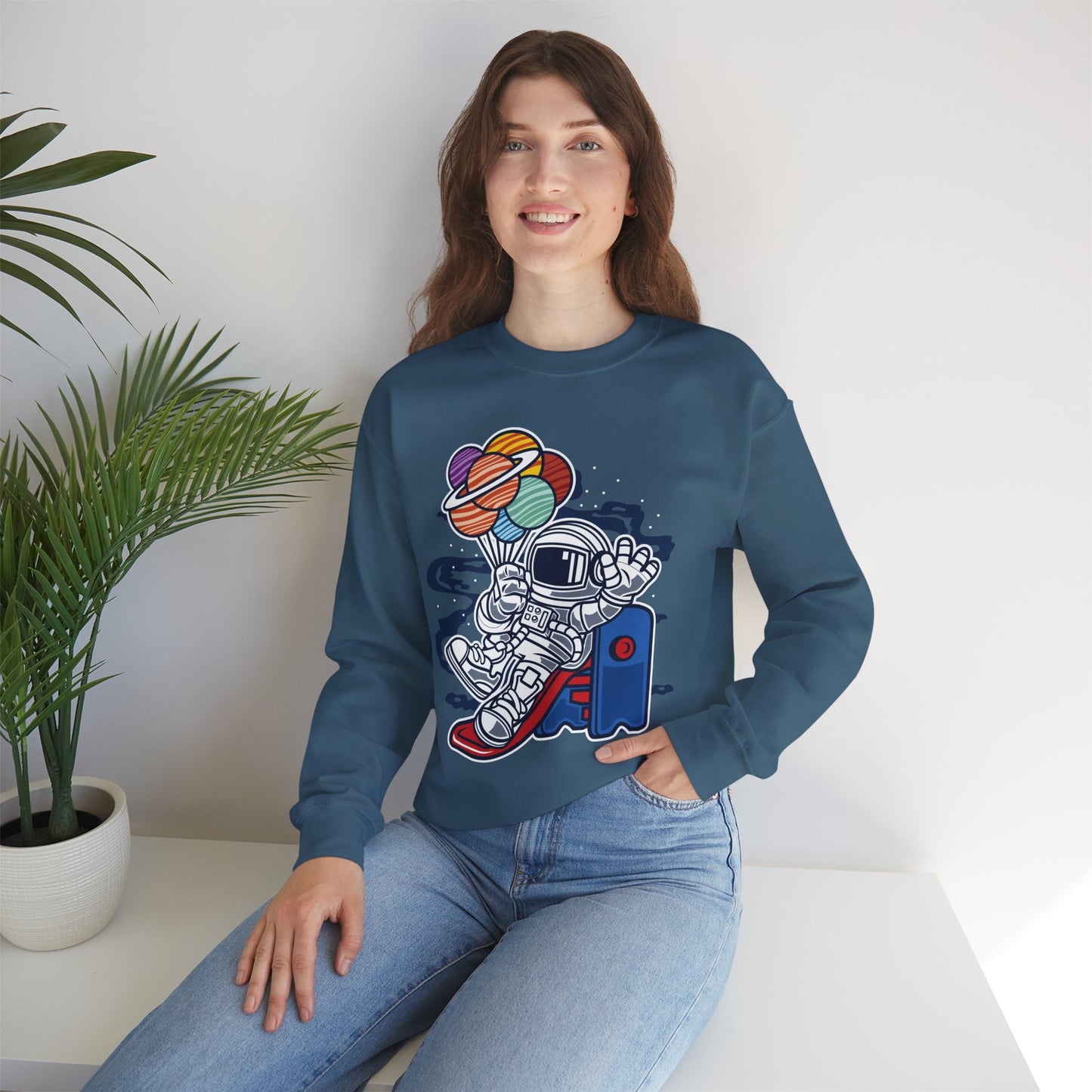 Space Shuttle Sweatshirt, Cosmic Sweatshirt, Astronaut Sweatshirt, Space Cosmic Sweatshirt