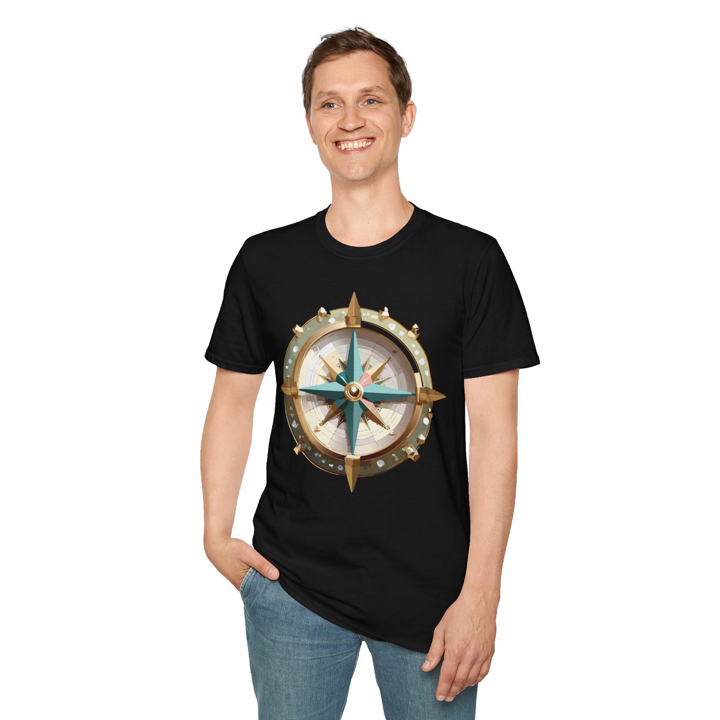 Compass T Shirt, Compass Shirt, Shirt with Compass, Navigator Shirt