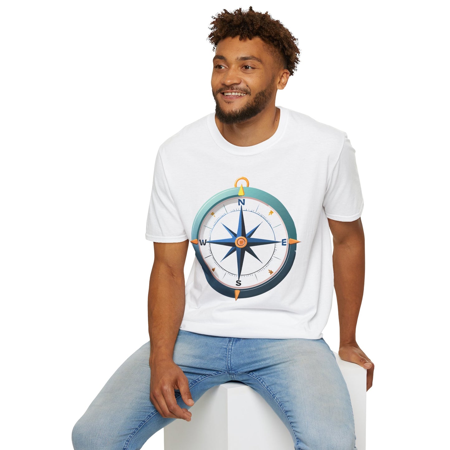 Compass T Shirt, Compass Shirt, Shirt with Compass, Navigator Shirt