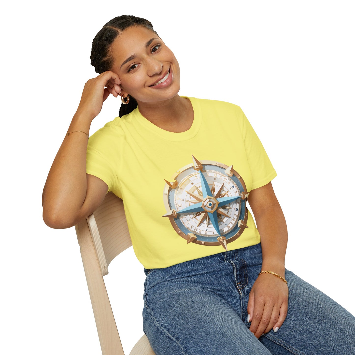 Compass T Shirt, Compass Shirt, Shirt with Compass, Navigator Shirt