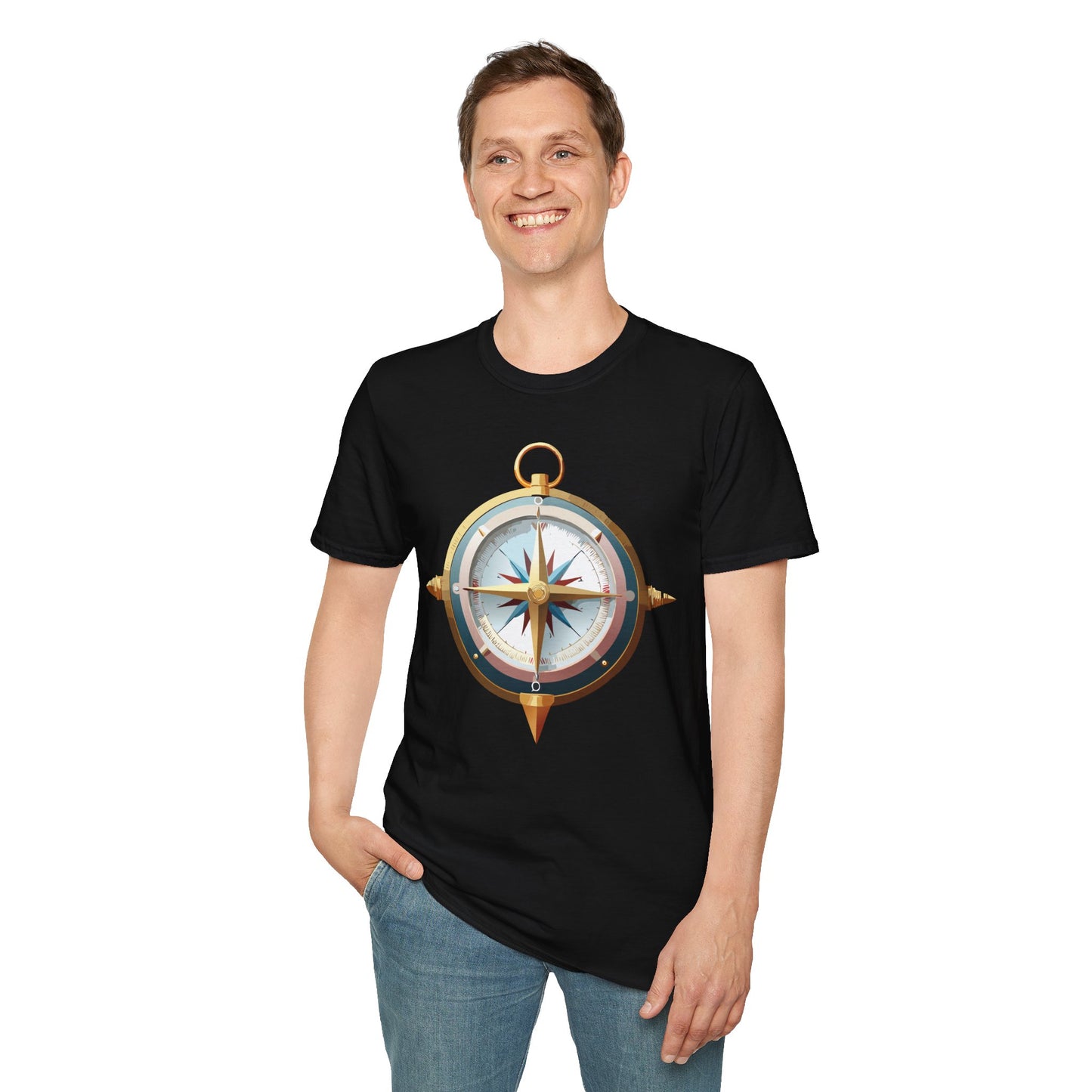 Compass T Shirt, Compass Shirt, Shirt with Compass, Navigator Shirt