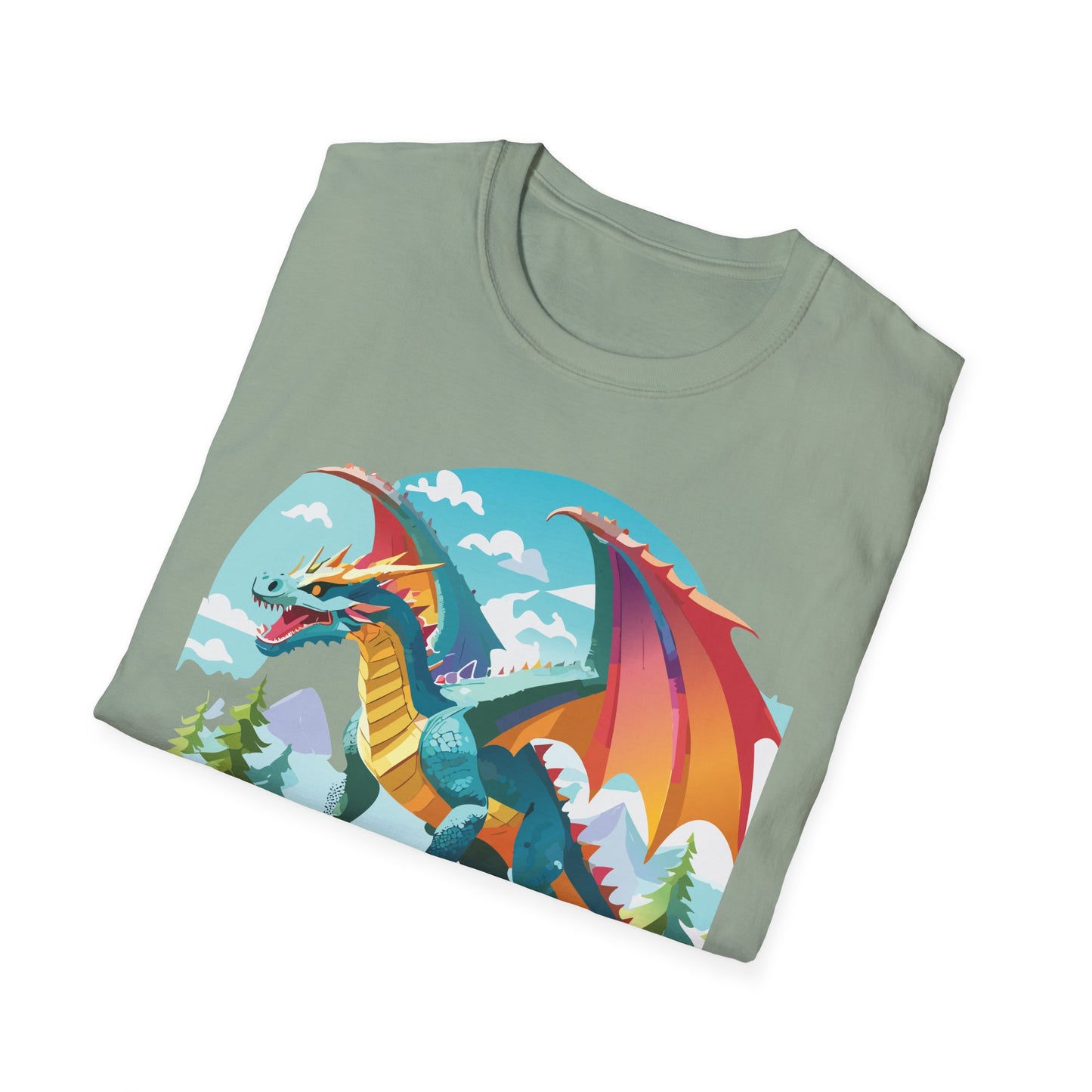 Dragon T Shirt, Dragon Shirt, Shirt with Animals, Animal Shirt