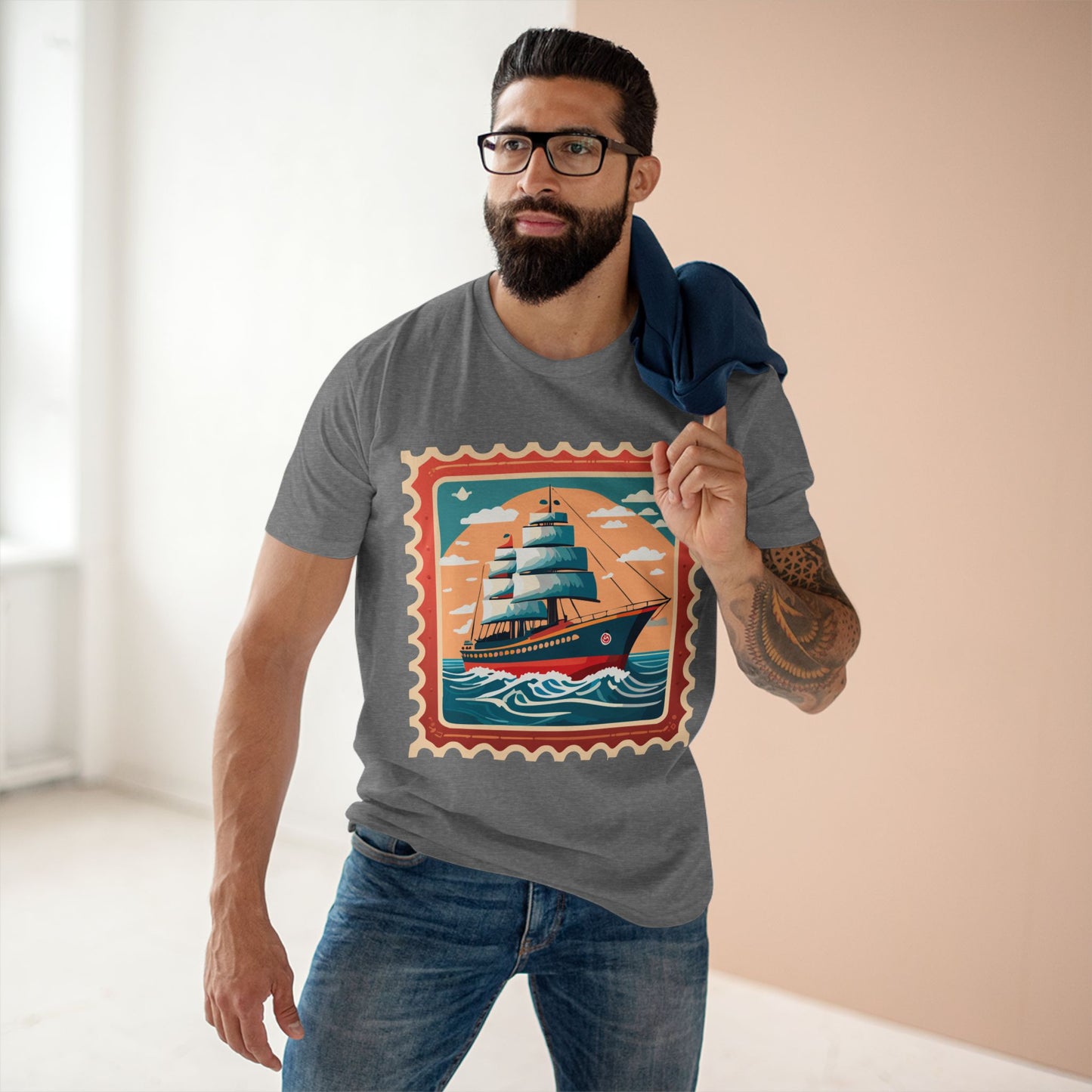 Stamp Shirt, Postage Stamp Shirt