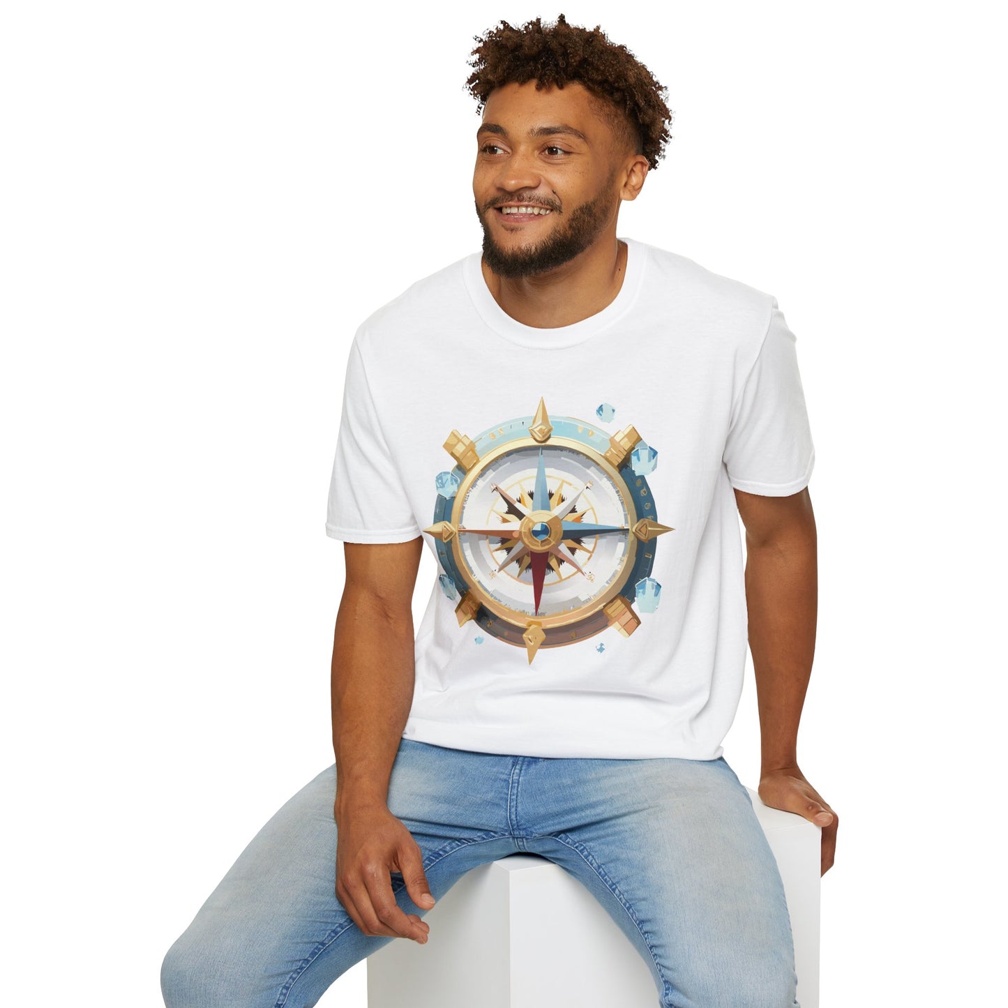 Compass T Shirt, Compass Shirt, Shirt with Compass, Navigator Shirt