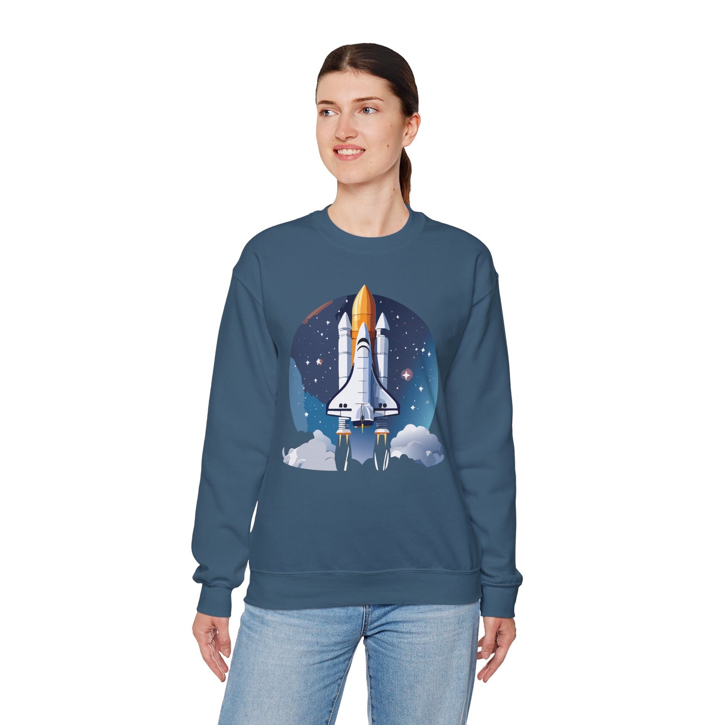 Space Shuttle Sweatshirt, Cosmic Sweatshirt, Astronaut Sweatshirt, Space Cosmic Sweatshirt