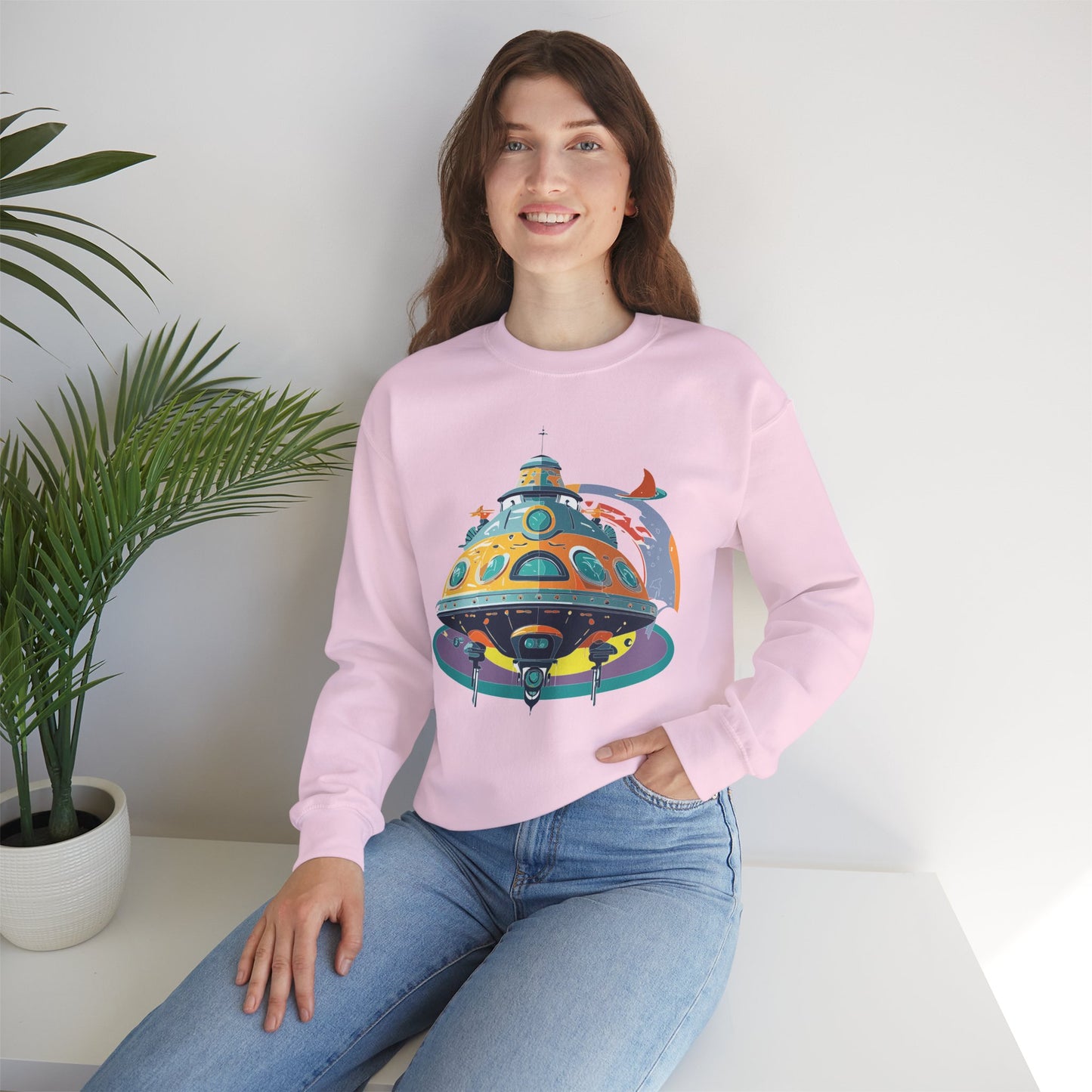 Space Shuttle Sweatshirt, Cosmic Sweatshirt, Astronaut Sweatshirt, Space Cosmic Sweatshirt