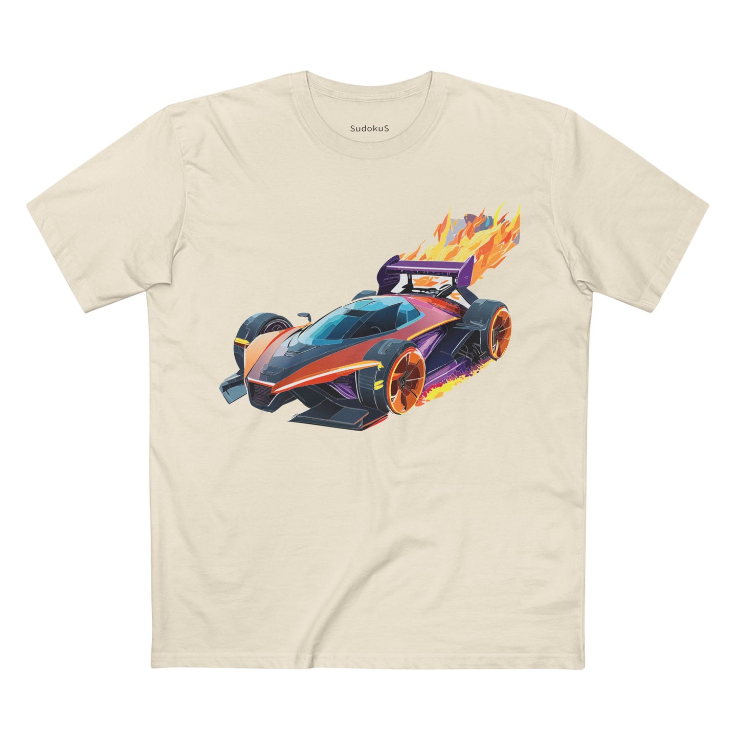 Hot Wheels Car Shirt Unisex Premium Cotton Tee With Unique Car Art Design For Auto Enthusiasts