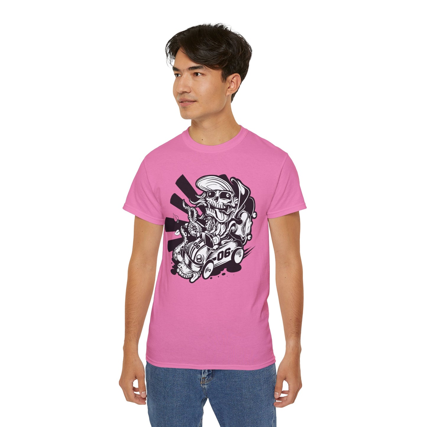 Skull Tee Shirt, Skull Graphic T‑Shirt, Cartoon Graphic T-Shirt, Art Design Shirt, Skull Tee Shirts