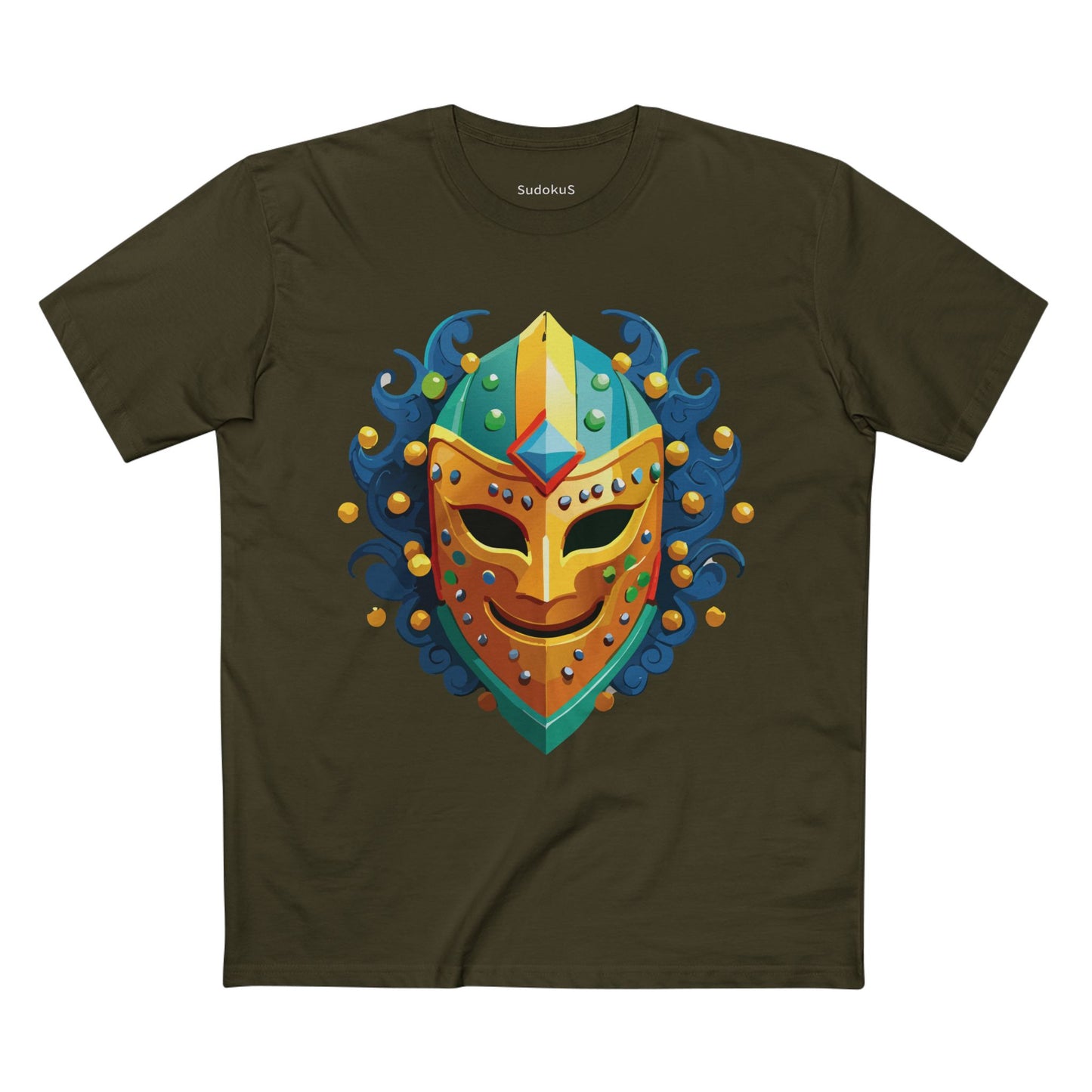 Mask Shirt, Shirt with Face - SudokuS
