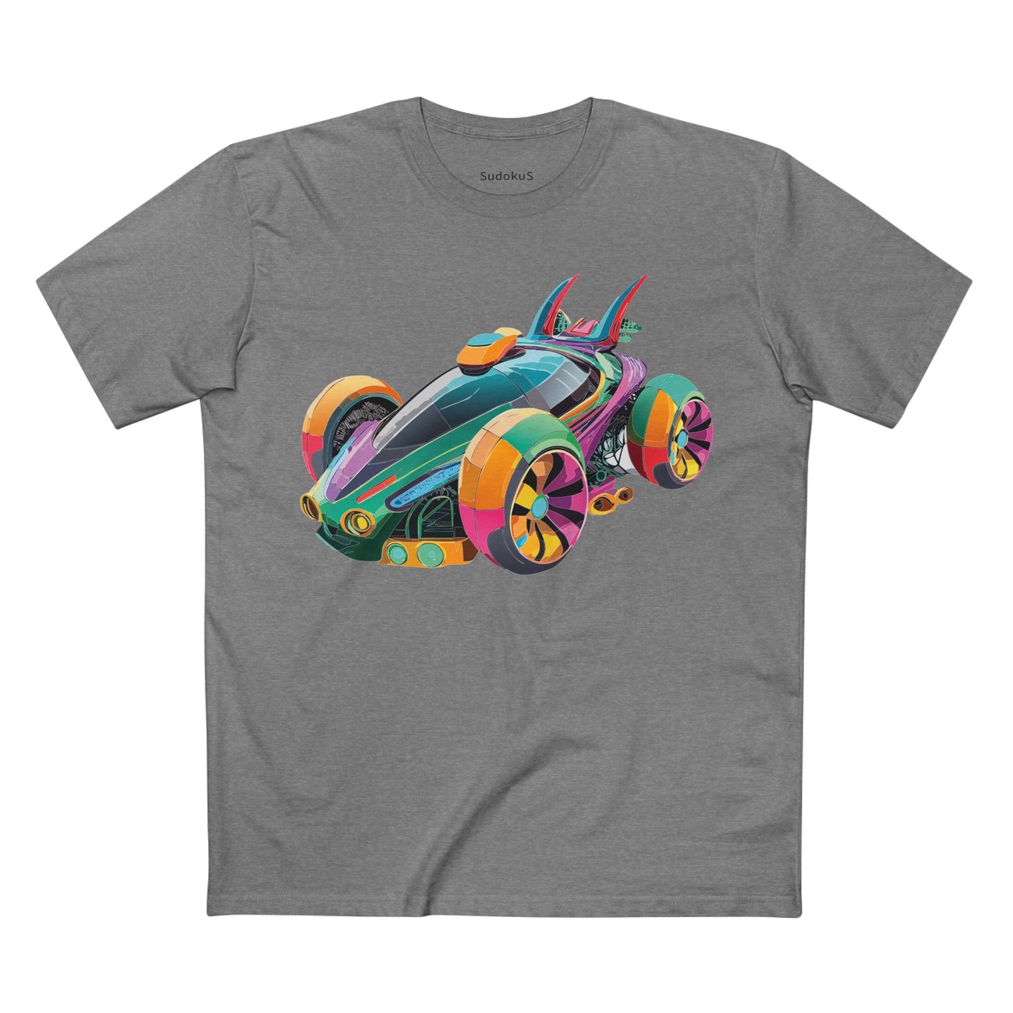 Car Shirt Hot Wheels Unisex Premium Cotton With Unique Art Design Preshrunk Regular Fit Crew Neck