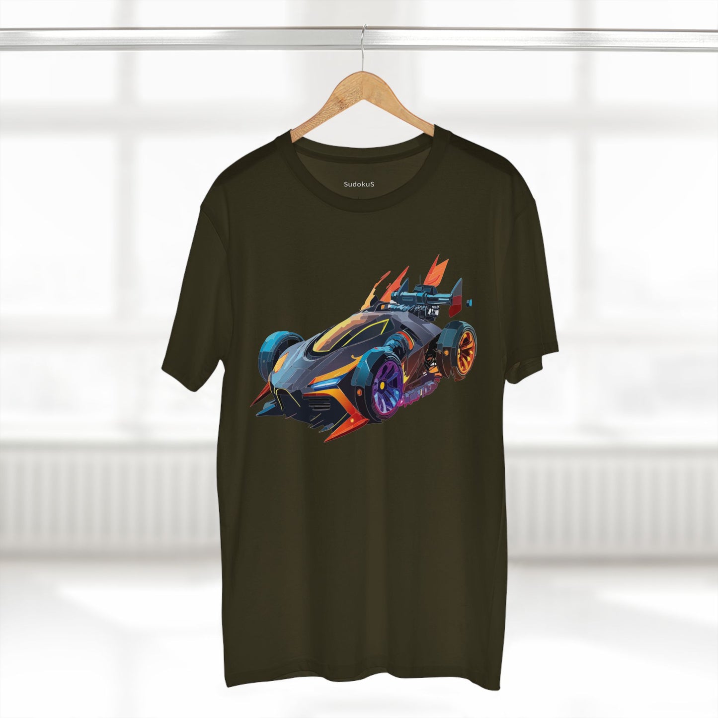 Hot Wheels Car Shirt Unisex Premium Cotton Tee With Unique Car Art Design Inspired by Speed