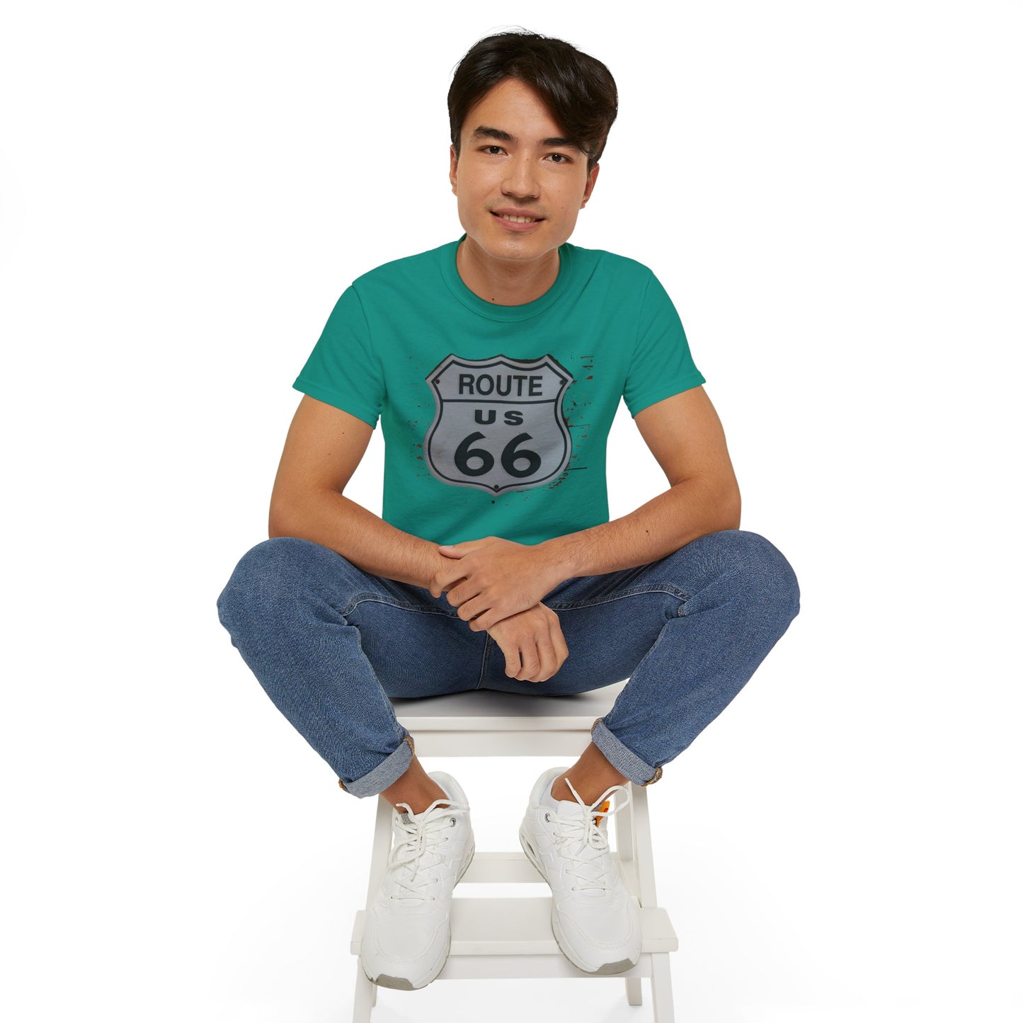 Route 66 Tee Shirt, Route 66 Graphic T‑Shirt, Vintage Graphic T-Shirt, Art Design Shirt, Route 66 US Tee Shirts