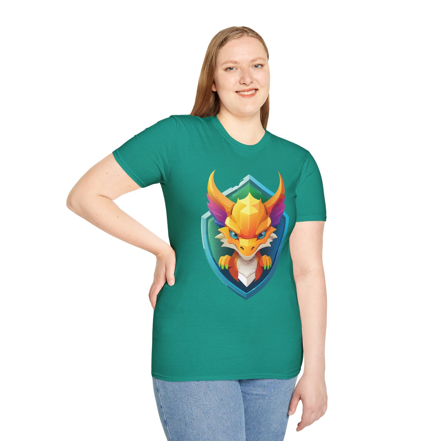 Dragon T Shirt, Dragon Shirt, Shirt with Animals, Animal Shirt