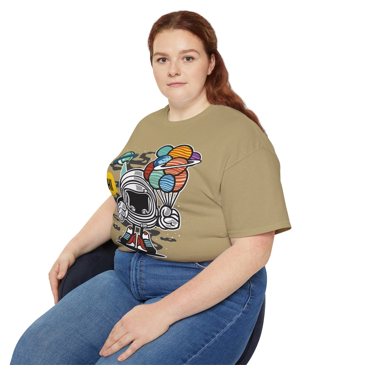 Astronaut Tee Shirt, Astronaut Graphic T‑Shirt, Cartoon Graphic T-Shirt, Art Design Shirt, Cosmos Tee Shirts 7