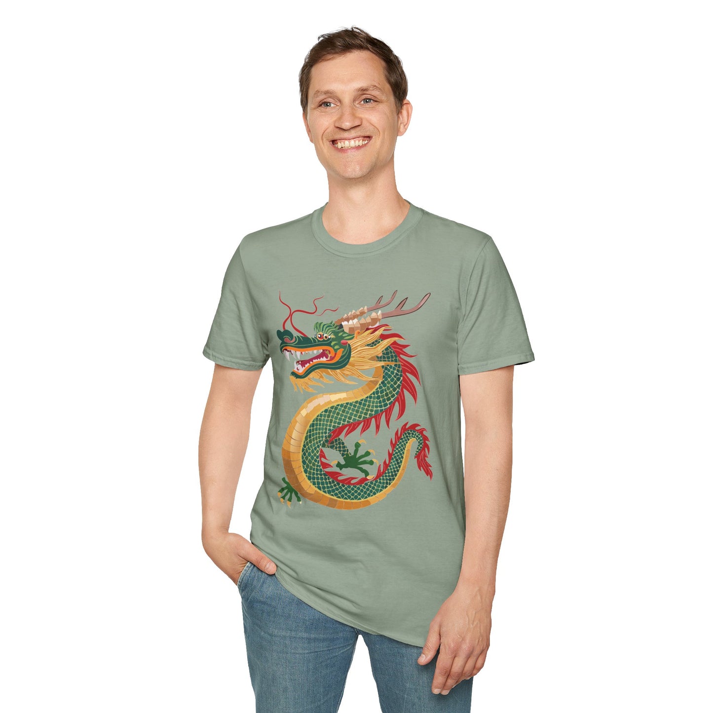Dragon T Shirt, Dragon Shirt, Shirt with Animals, Animal Shirt