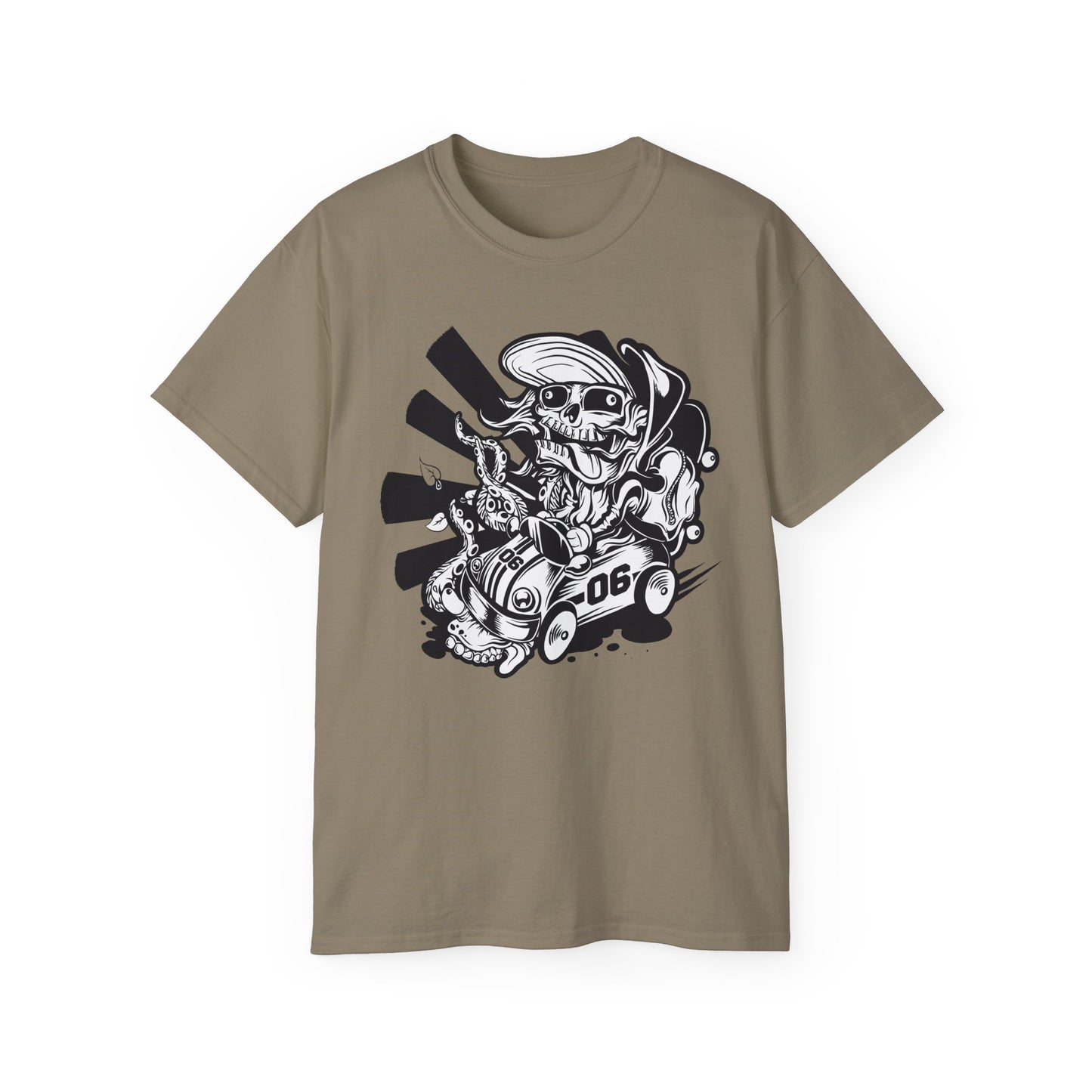 Skull Tee Shirt, Skull Graphic T‑Shirt, Cartoon Graphic T-Shirt, Art Design Shirt, Skull Tee Shirts