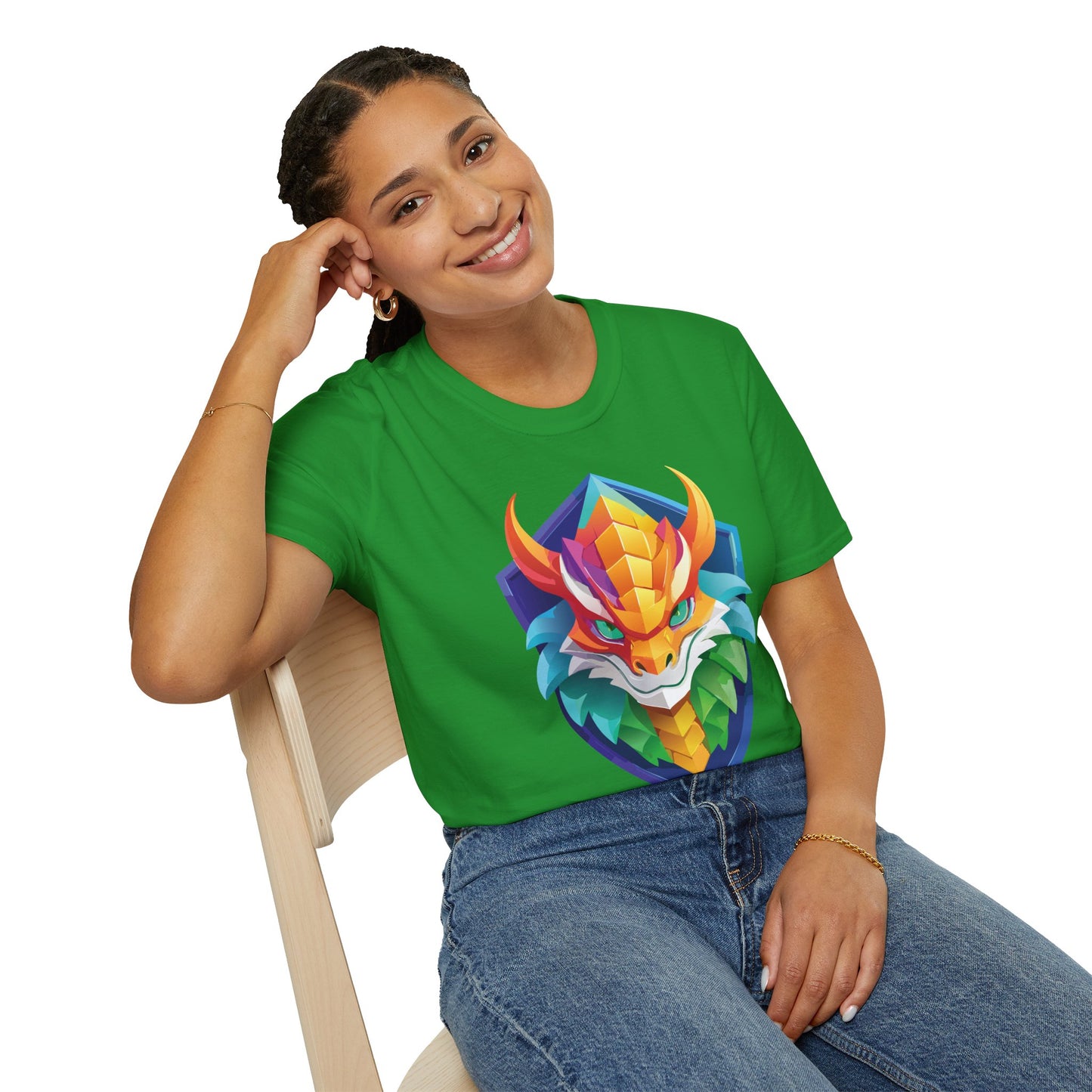 Dragon T Shirt, Dragon Shirt, Shirt with Animals, Animal Shirt