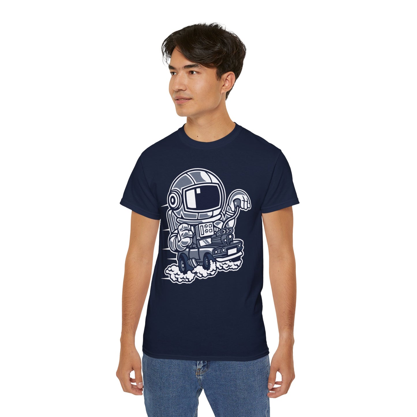 Astronaut Tee Shirt, Astronaut Graphic T‑Shirt, Cartoon Graphic T-Shirt, Art Design Shirt, Cosmos Tee Shirts 4