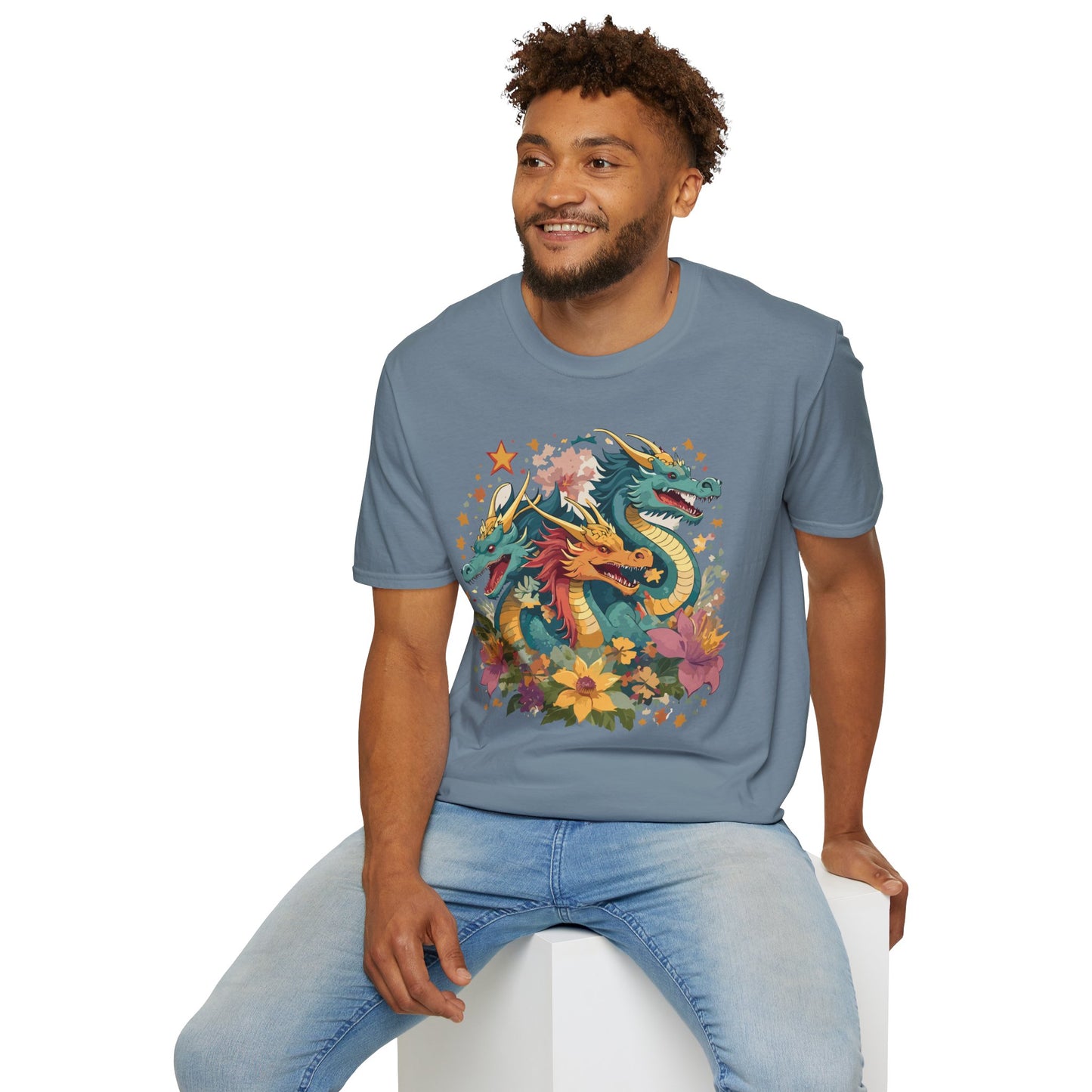 Dragon T Shirt, Dragon Shirt, Shirt with Animals, Animal Shirt