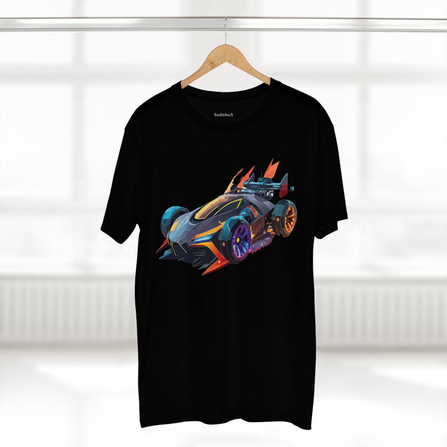 Hot Wheels Car Shirt Unisex Premium Cotton Tee With Unique Car Art Design Inspired by Speed