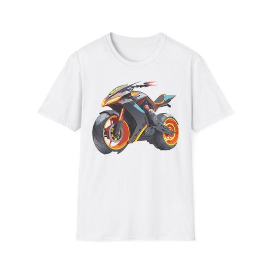 Bike T Shirt, Moto Shirt, Shirt with Motorcycle, MTB T Shirts