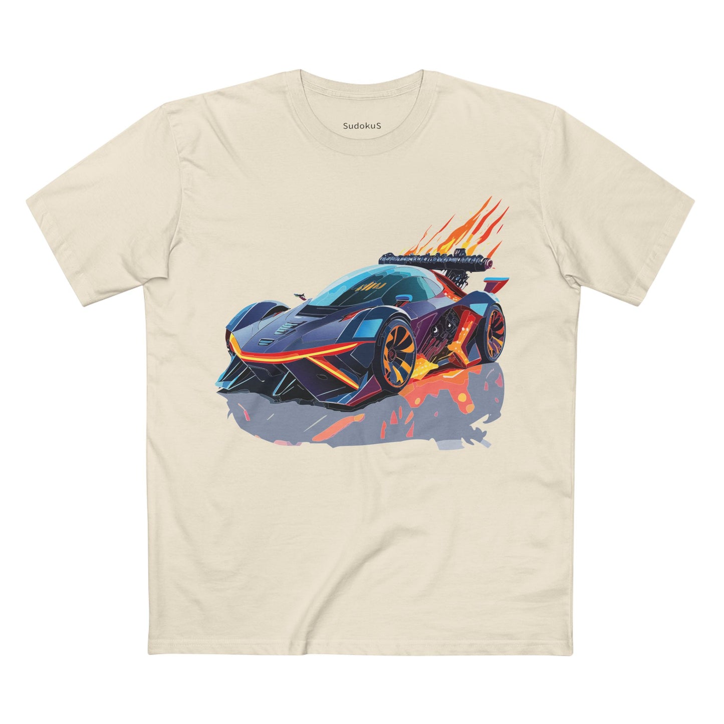 Hot Wheels Car Shirt Unisex Premium Cotton Tee With Unique Car Art Design For Fans