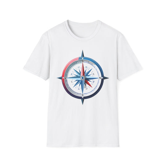 Compass T Shirt, Compass Shirt, Shirt with Compass, Navigator Shirt