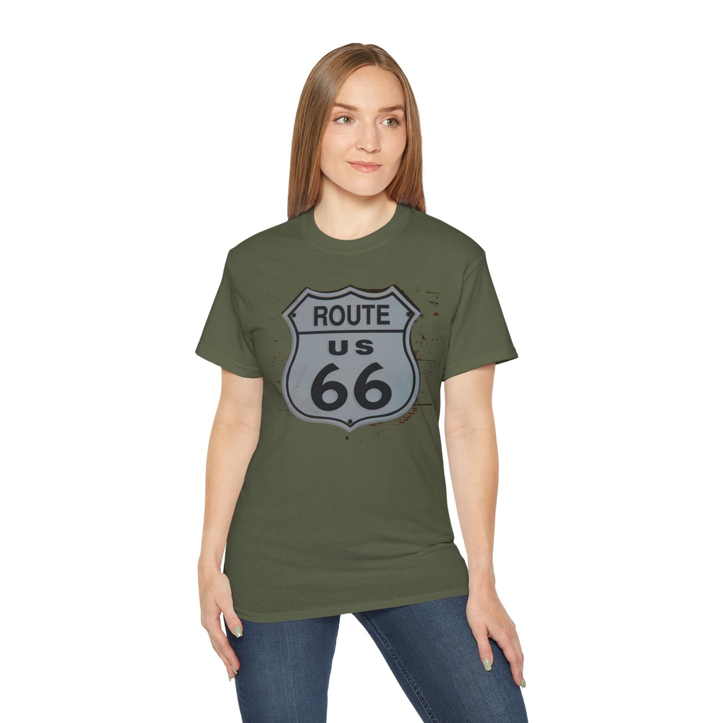 Route 66 Tee Shirt, Route 66 Graphic T‑Shirt, Vintage Graphic T-Shirt, Art Design Shirt, Route 66 US Tee Shirts