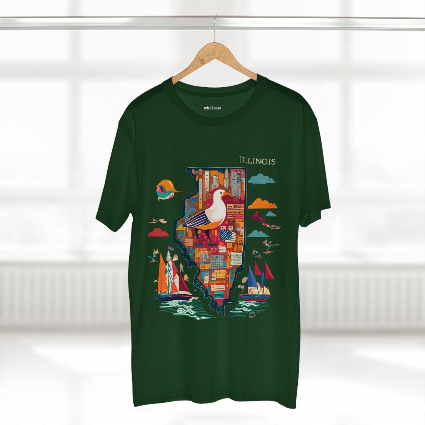 US State Shirts, Illinois Shirt