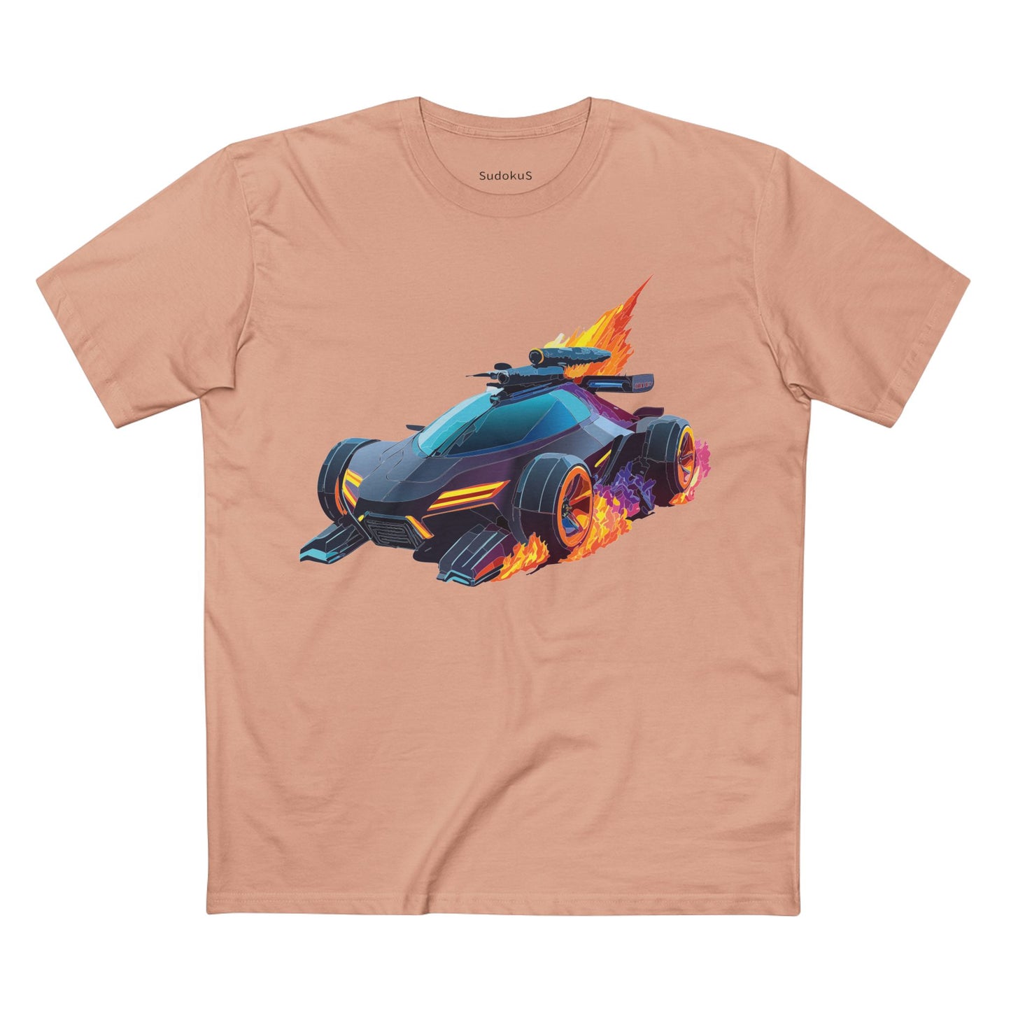 Unisex Car Shirt Hot Wheels Tee Premium Cotton With Unique Art Design For Everyday Wear