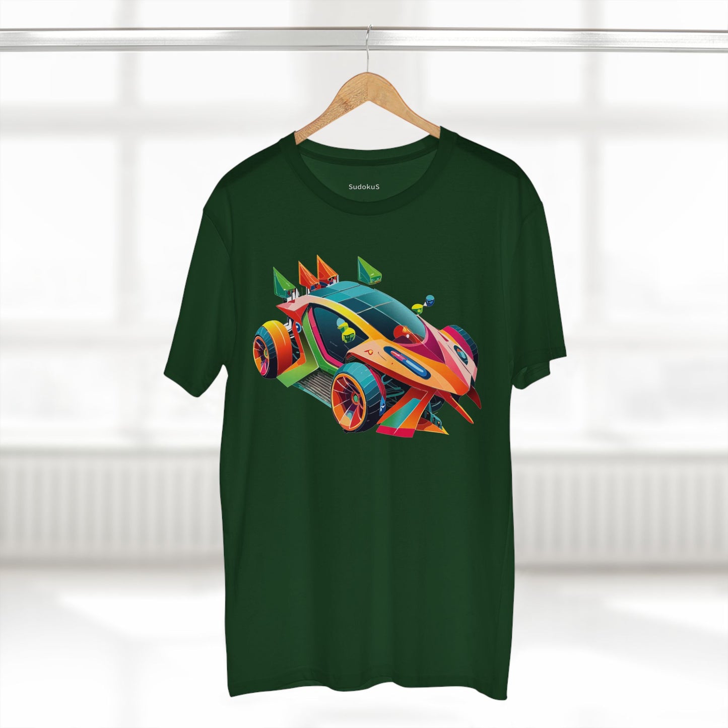 Unisex Hot Wheels Car Shirt Premium Cotton Tee With Unique Art Design Regular Fit Crew Neck Comfort