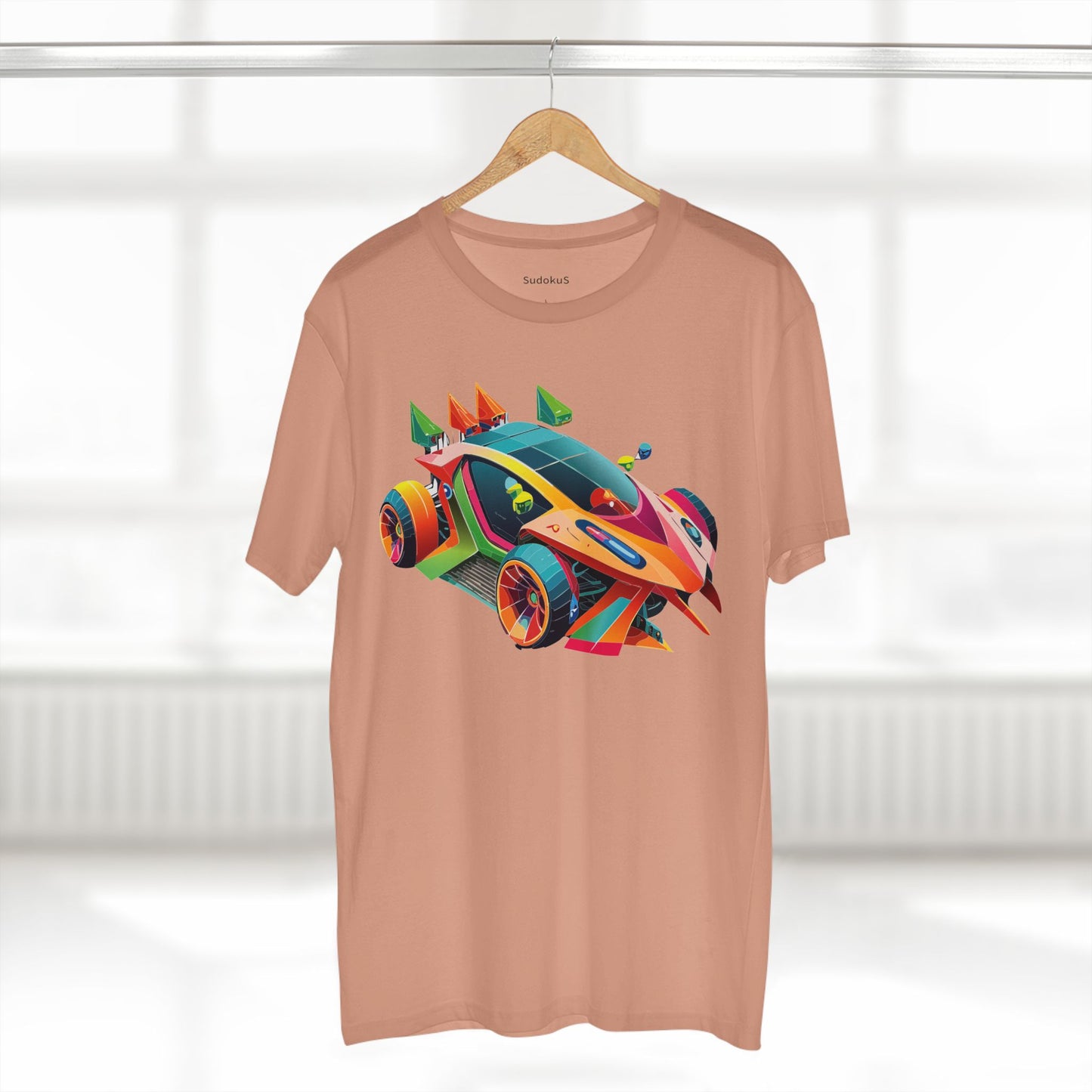 Unisex Hot Wheels Car Shirt Premium Cotton Tee With Unique Art Design Regular Fit Crew Neck Comfort