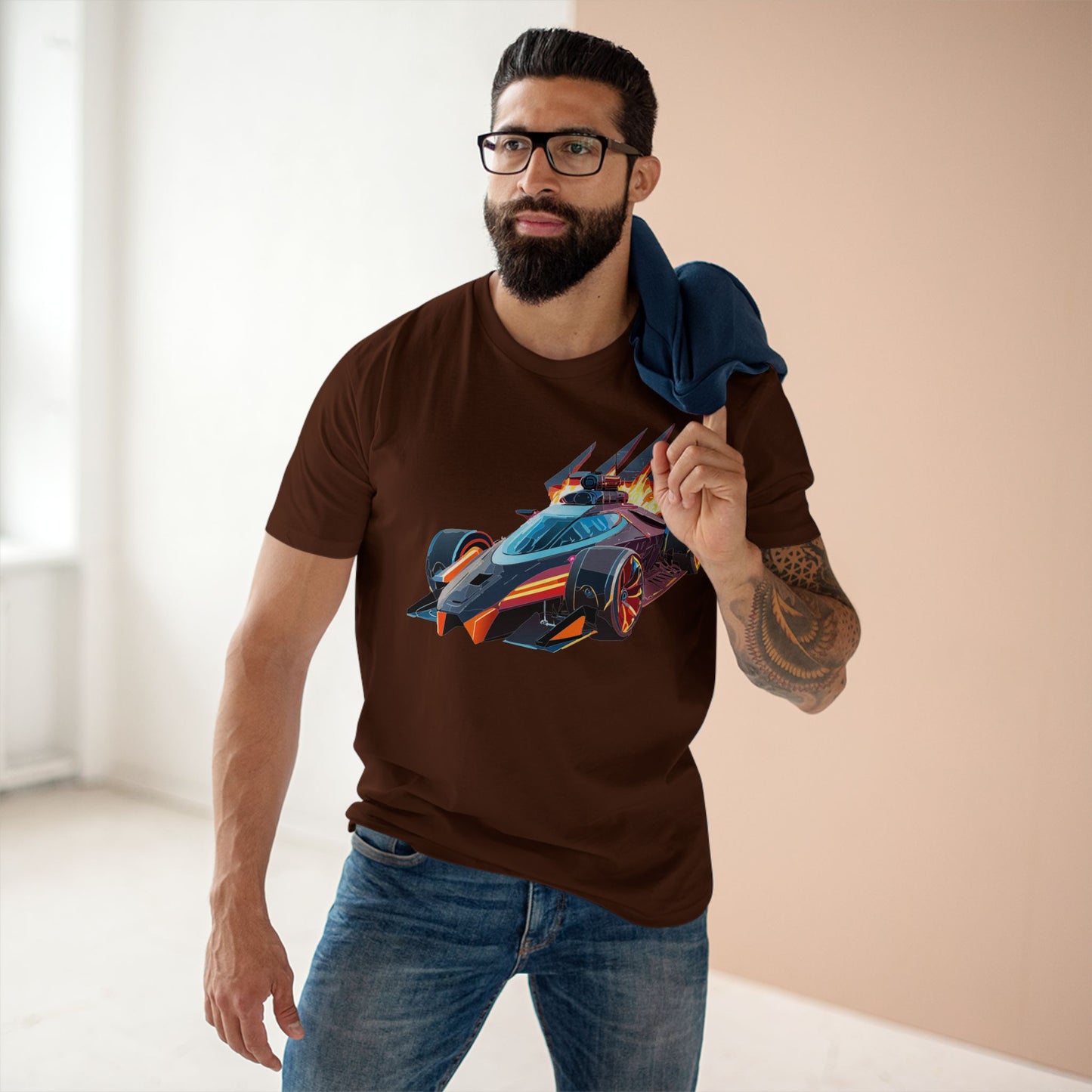 Car Shirt Hot Wheels Unisex Premium Cotton Tee With Unique Art Design Regular Fit Crew Neck