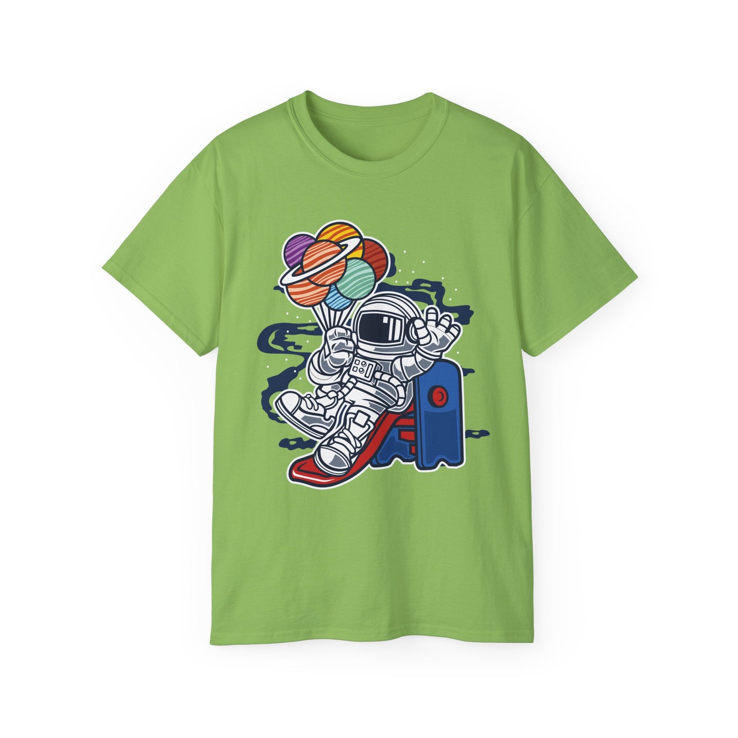 Astronaut Tee Shirt, Astronaut Graphic T‑Shirt, Cartoon Graphic T-Shirt, Art Design Shirt, Cosmos Tee Shirts 5