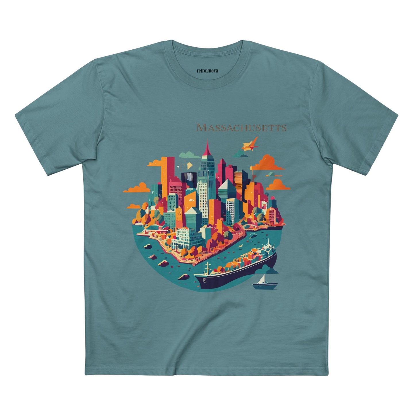 US State Shirts, Massachusetts Shirt
