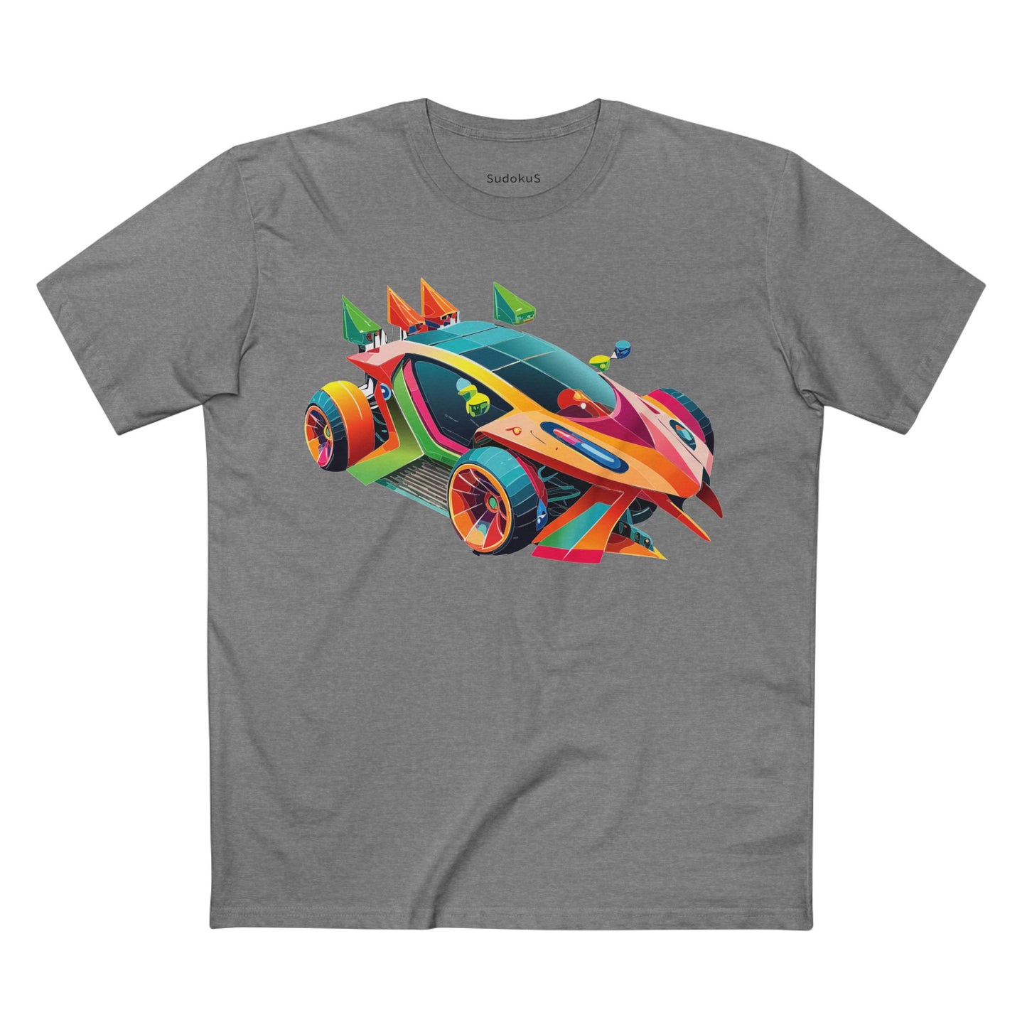 Unisex Hot Wheels Car Shirt Premium Cotton Tee With Unique Art Design Regular Fit Crew Neck Comfort