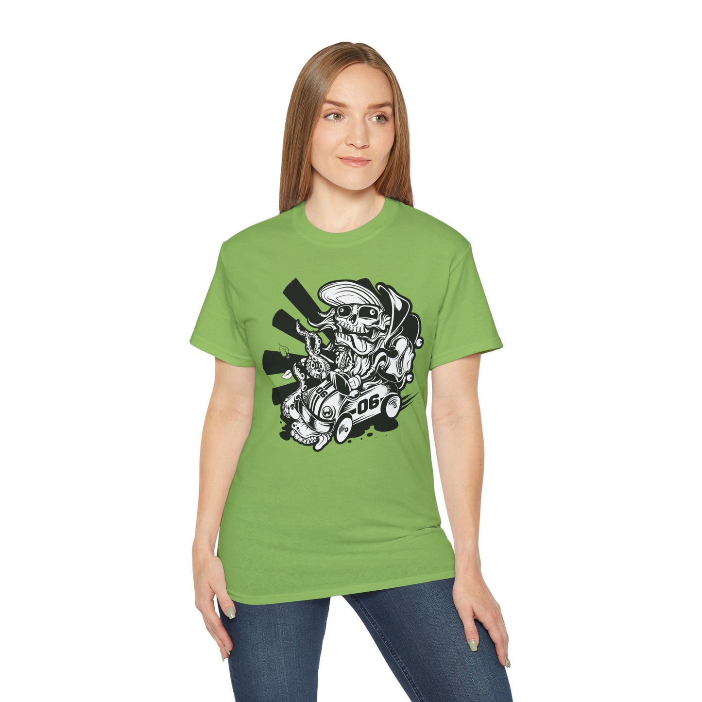 Skull Tee Shirt, Skull Graphic T‑Shirt, Cartoon Graphic T-Shirt, Art Design Shirt, Skull Tee Shirts