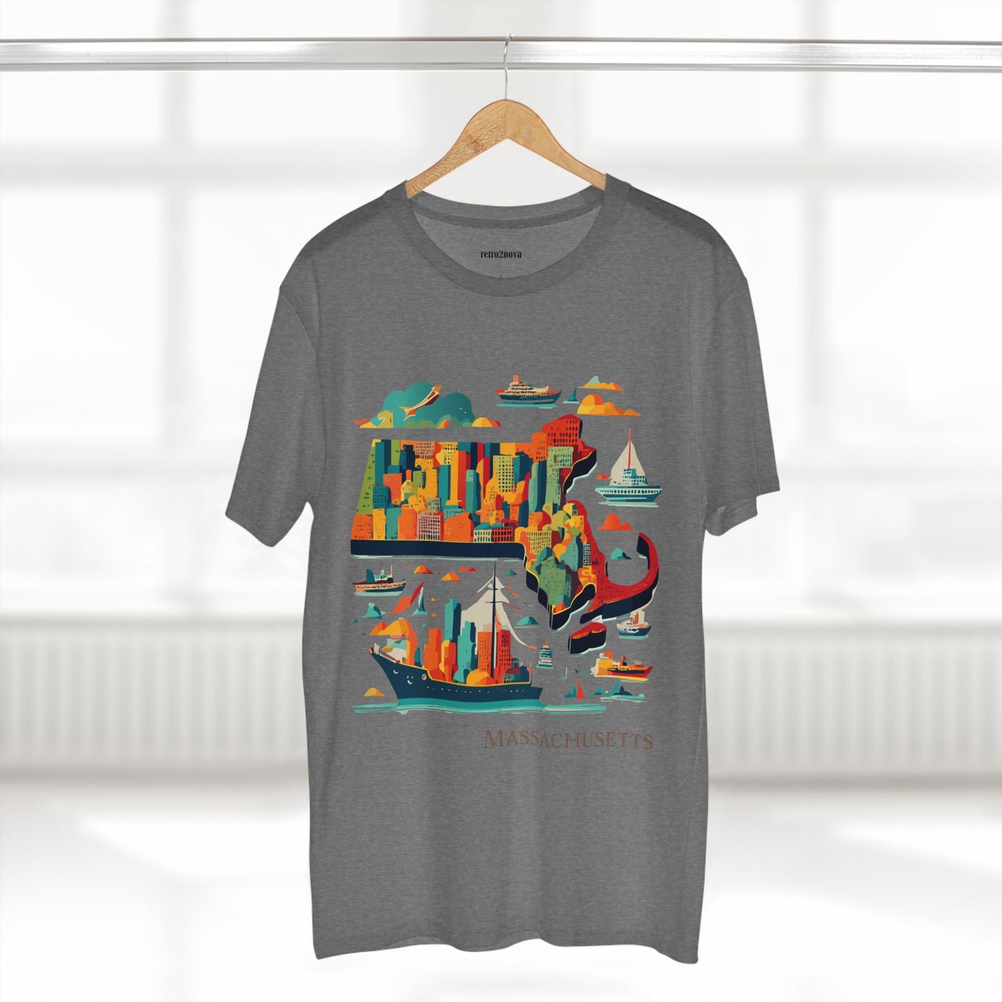 US State Shirts, Massachusetts Shirt