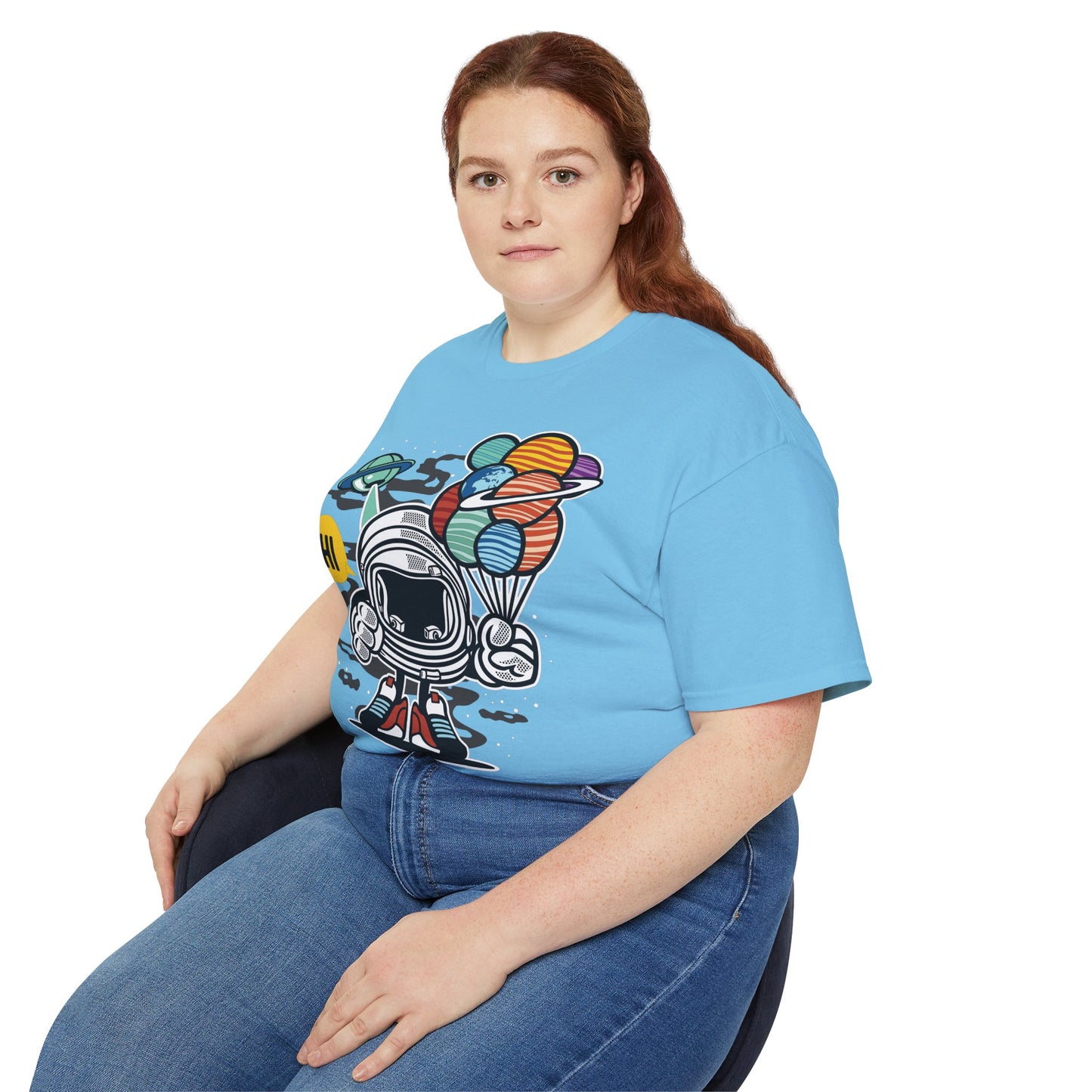 Astronaut Tee Shirt, Astronaut Graphic T‑Shirt, Cartoon Graphic T-Shirt, Art Design Shirt, Cosmos Tee Shirts 7