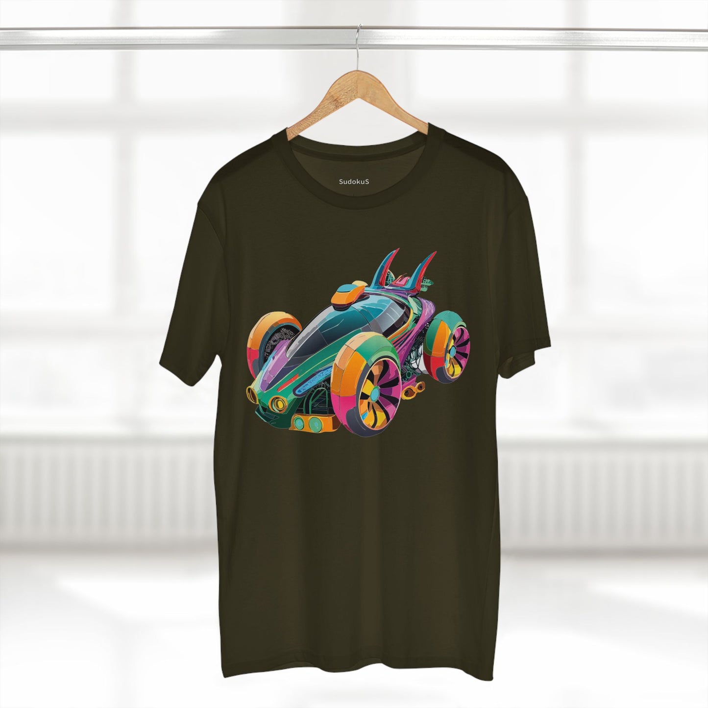 Car Shirt Hot Wheels Unisex Premium Cotton With Unique Art Design Preshrunk Regular Fit Crew Neck