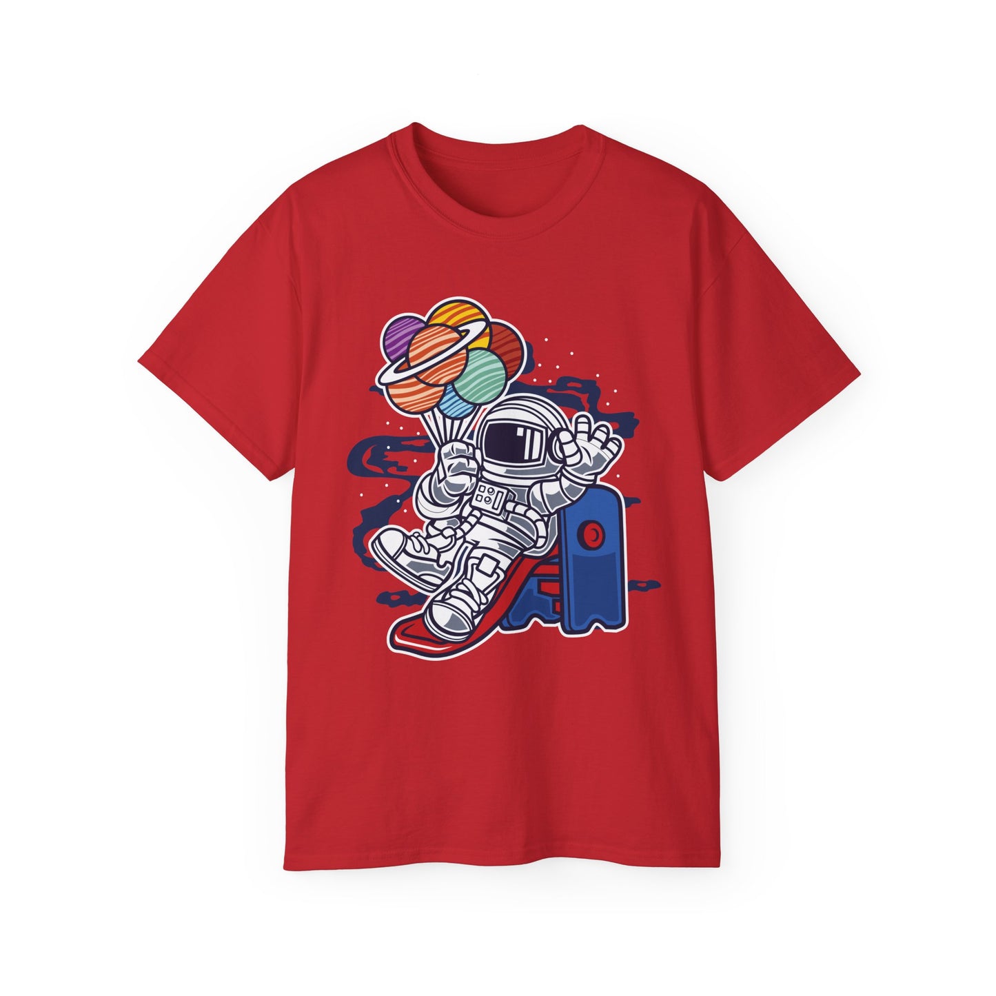 Astronaut Tee Shirt, Astronaut Graphic T‑Shirt, Cartoon Graphic T-Shirt, Art Design Shirt, Cosmos Tee Shirts 5