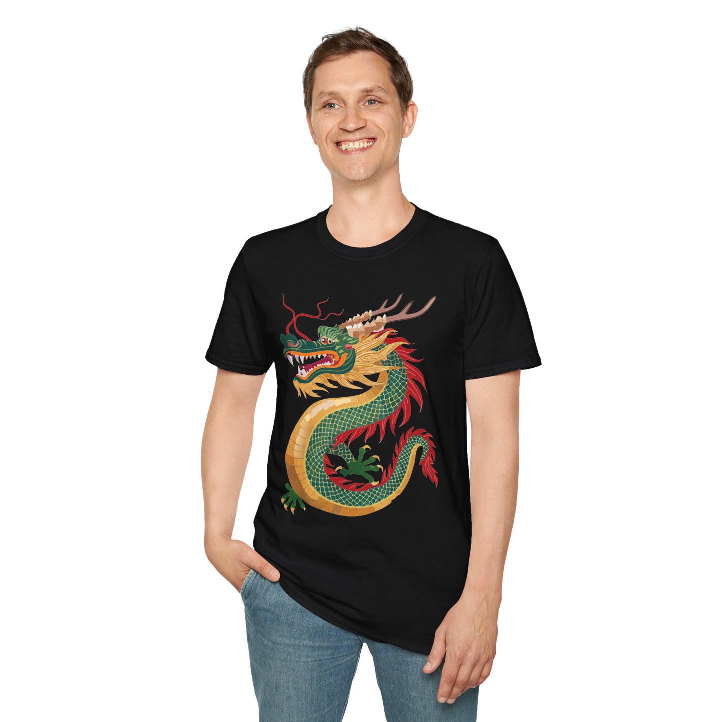 Dragon T Shirt, Dragon Shirt, Shirt with Animals, Animal Shirt