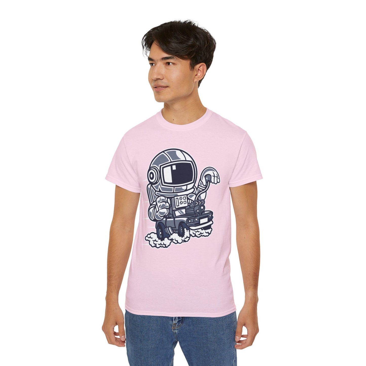 Astronaut Tee Shirt, Astronaut Graphic T‑Shirt, Cartoon Graphic T-Shirt, Art Design Shirt, Cosmos Tee Shirts 4