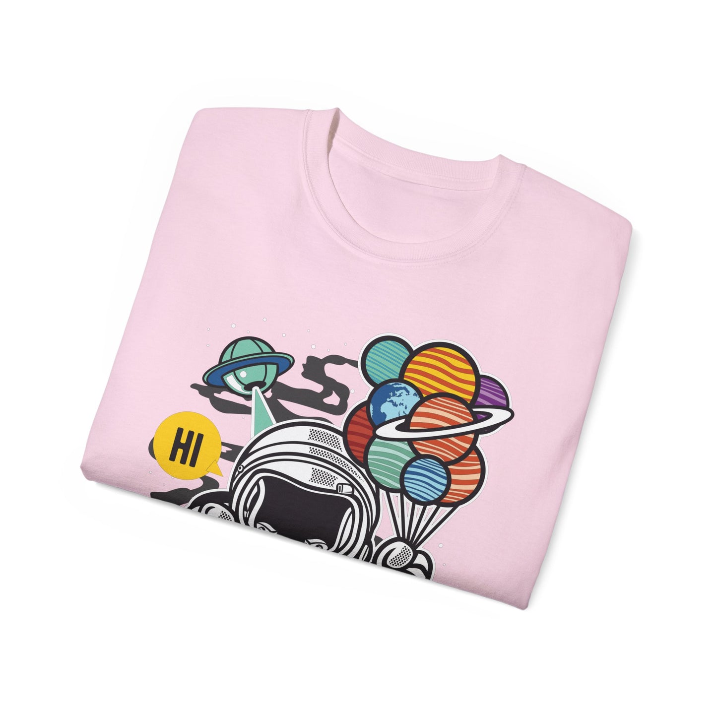 Astronaut Tee Shirt, Astronaut Graphic T‑Shirt, Cartoon Graphic T-Shirt, Art Design Shirt, Cosmos Tee Shirts 7