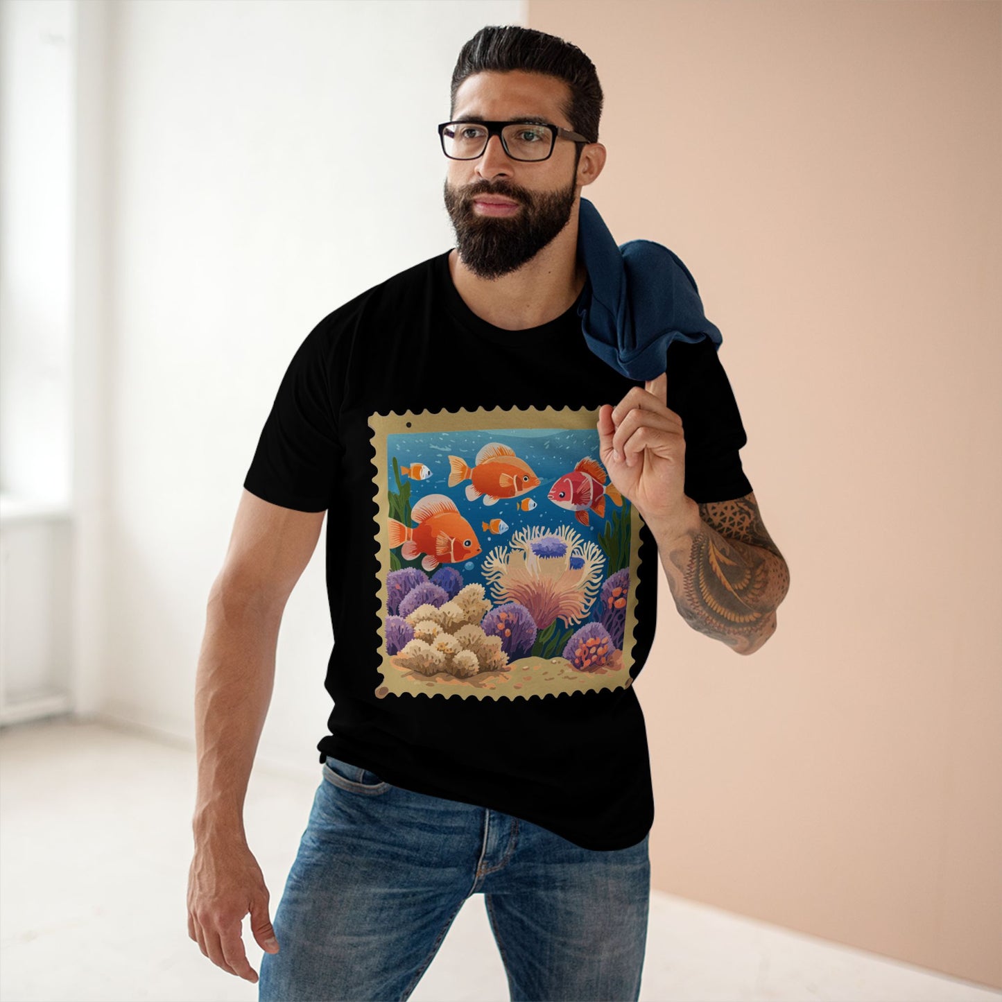 Stamp Shirt, Postage Stamp Shirt