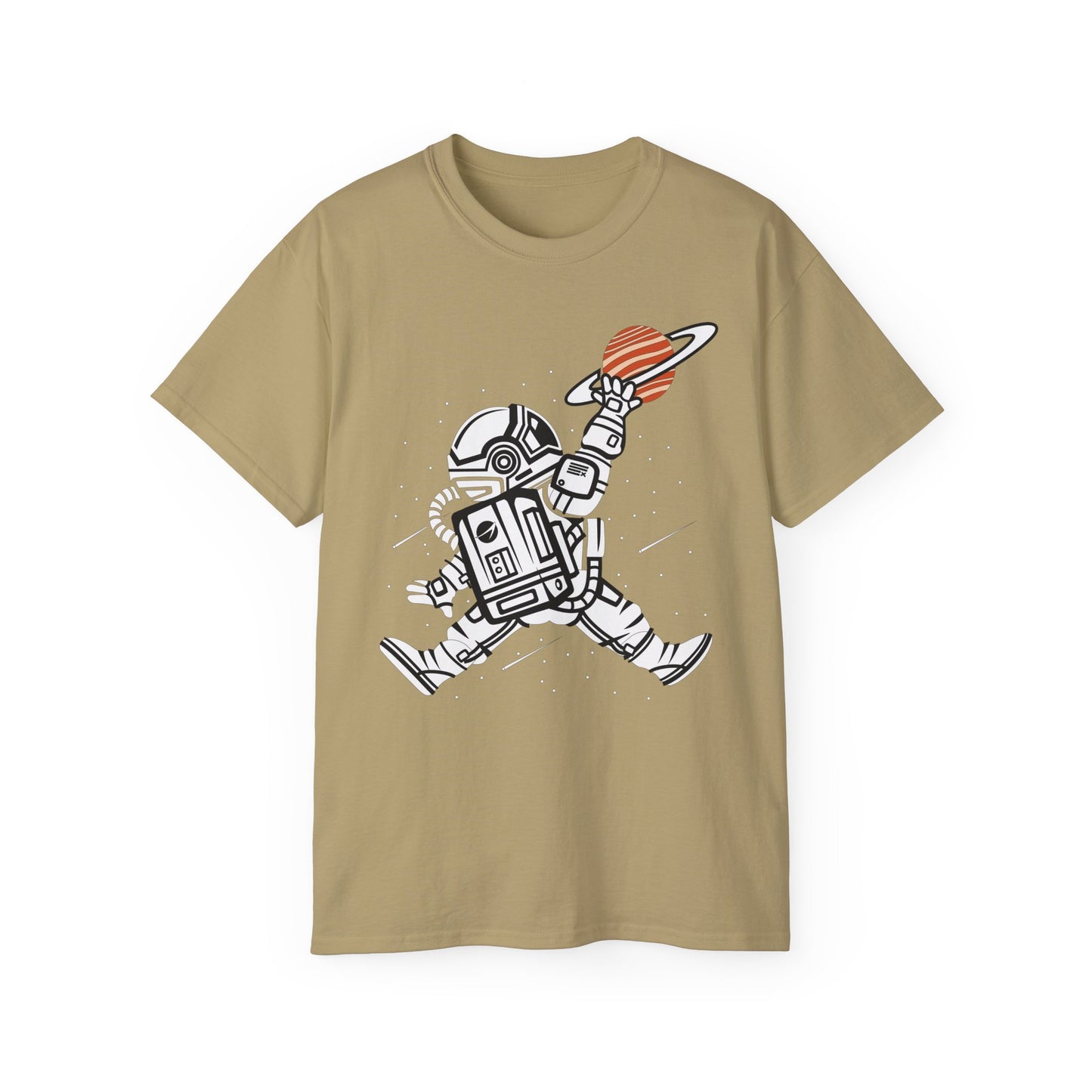 Astronaut Tee Shirt, Astronaut Graphic T‑Shirt, Cartoon Graphic T-Shirt, Art Design Shirt, Cosmos Tee Shirts 3